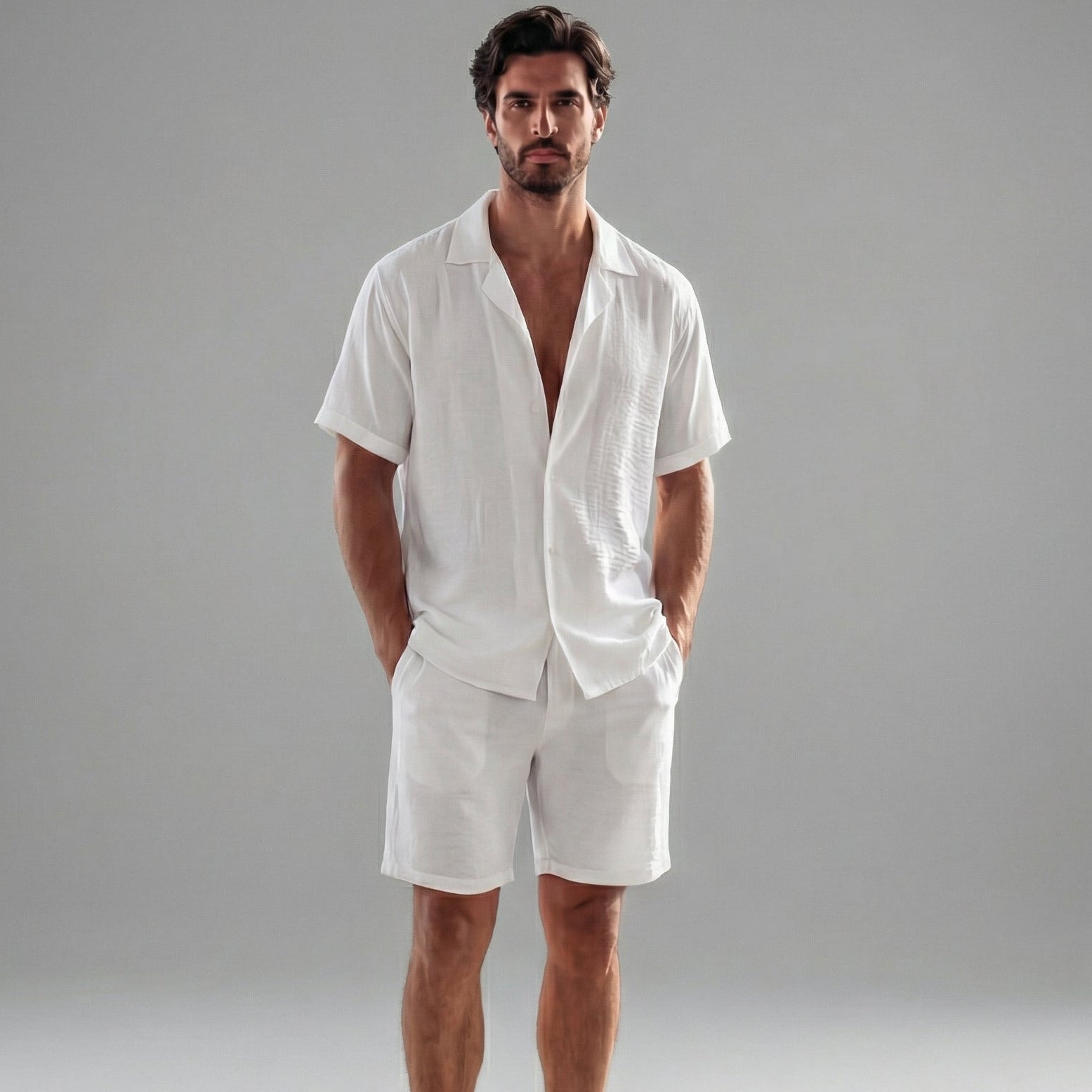 Men's summer set | two-piece linen