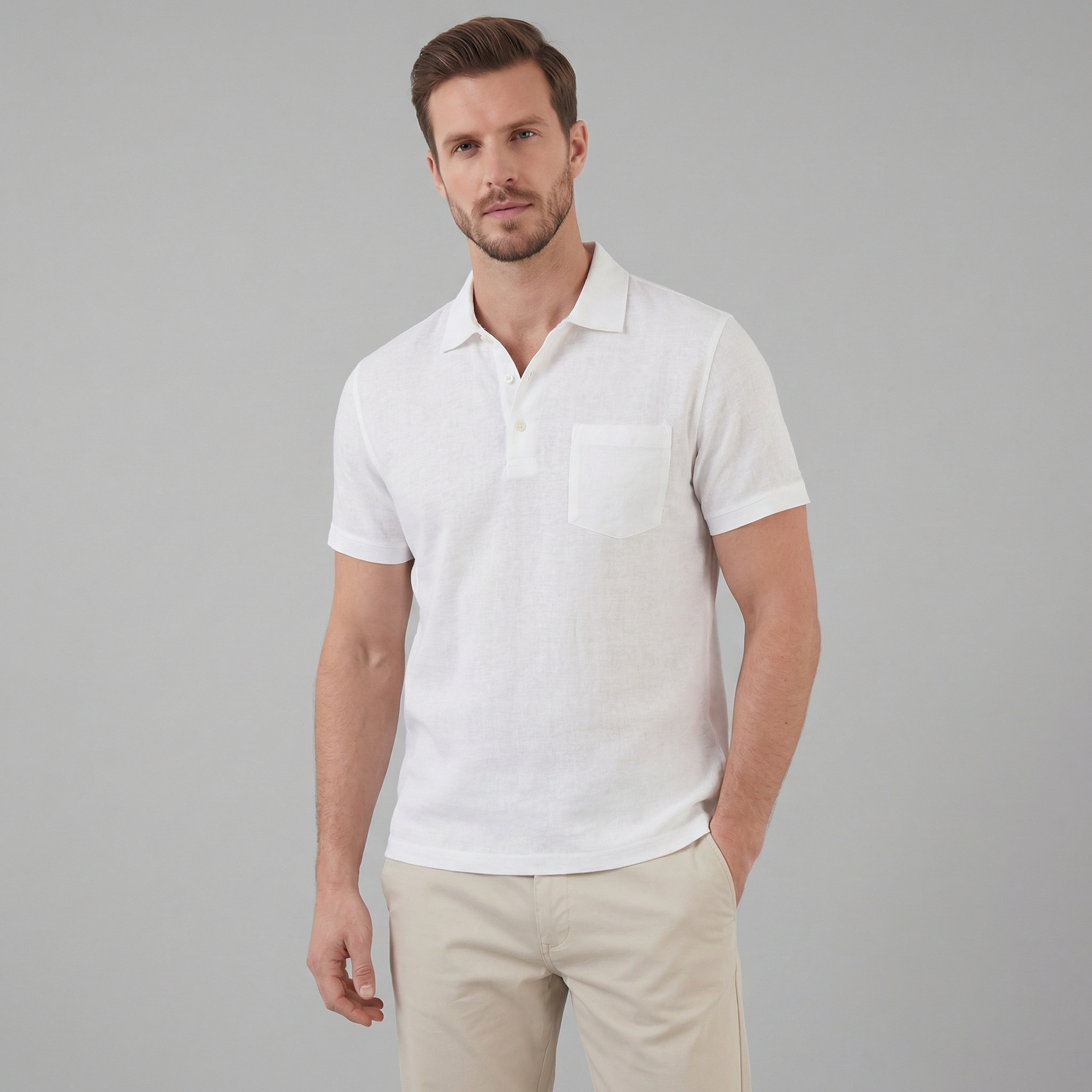 Summer high polo | lightweight knitwear garment