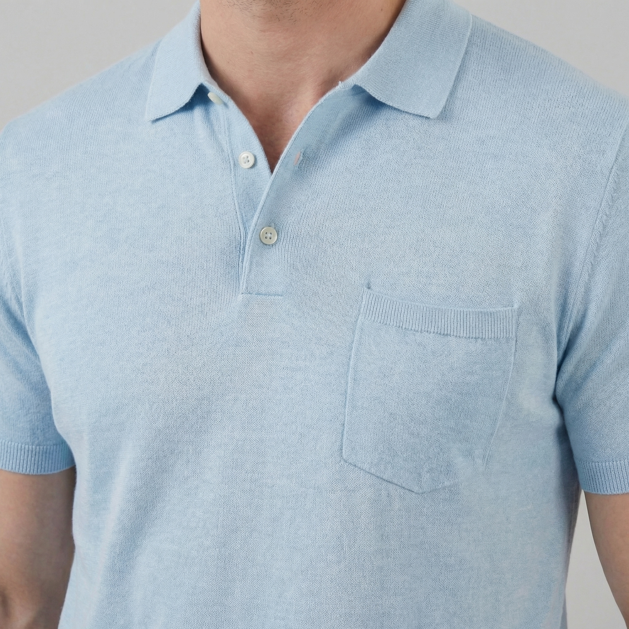 Summer high polo | lightweight knitwear garment
