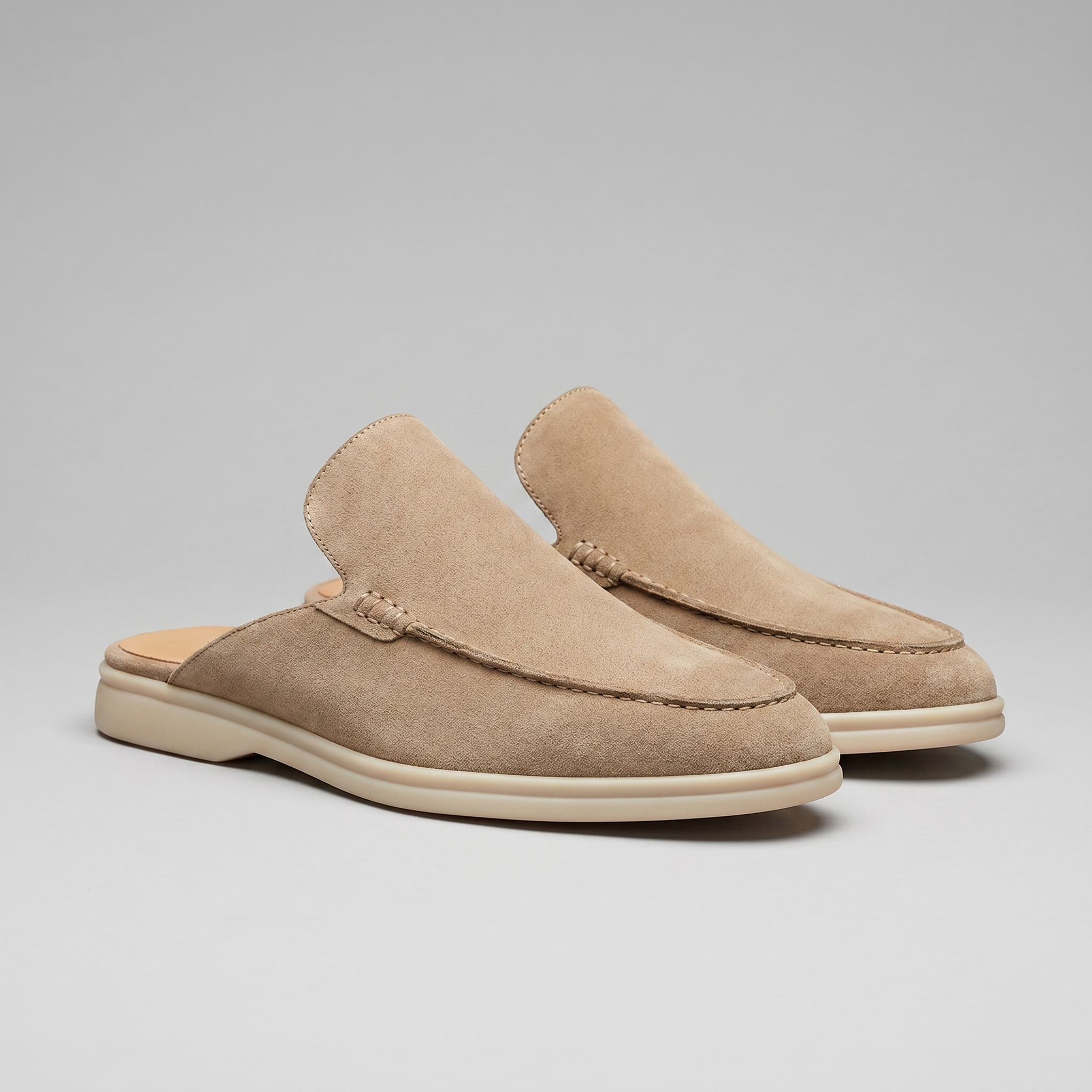 Men's mule shoes | daily unheeled suede