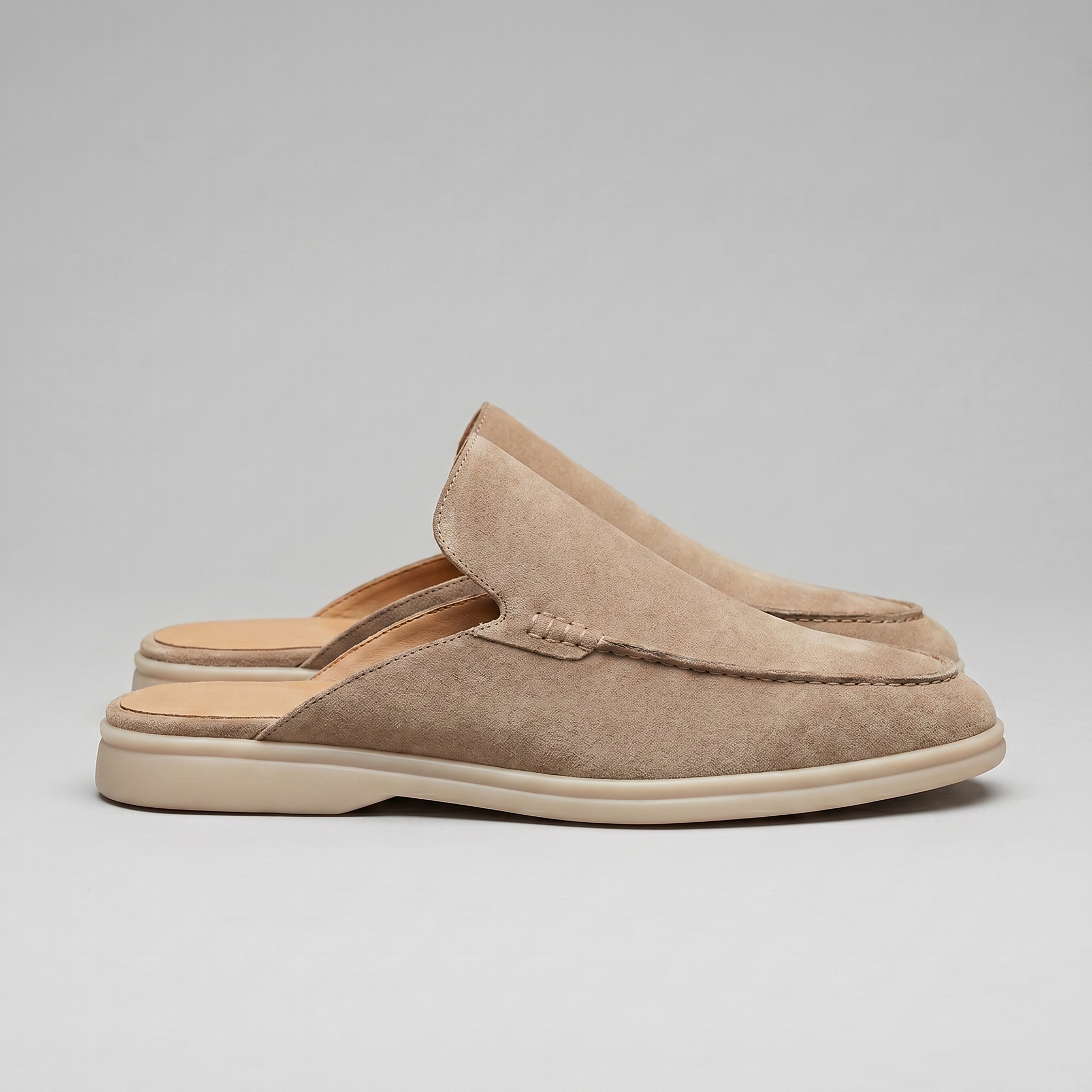 Men's mule shoes | daily unheeled suede