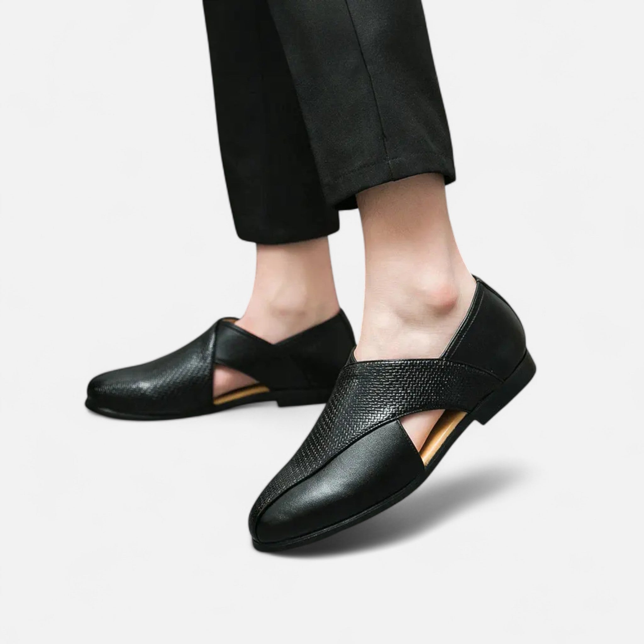 Ancienne Monde | Mocassins Homme en Cuir Véritable Faits Main