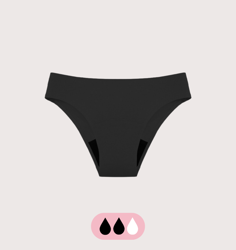 Menstruations-Culotte mit hohem Bund für die Periode