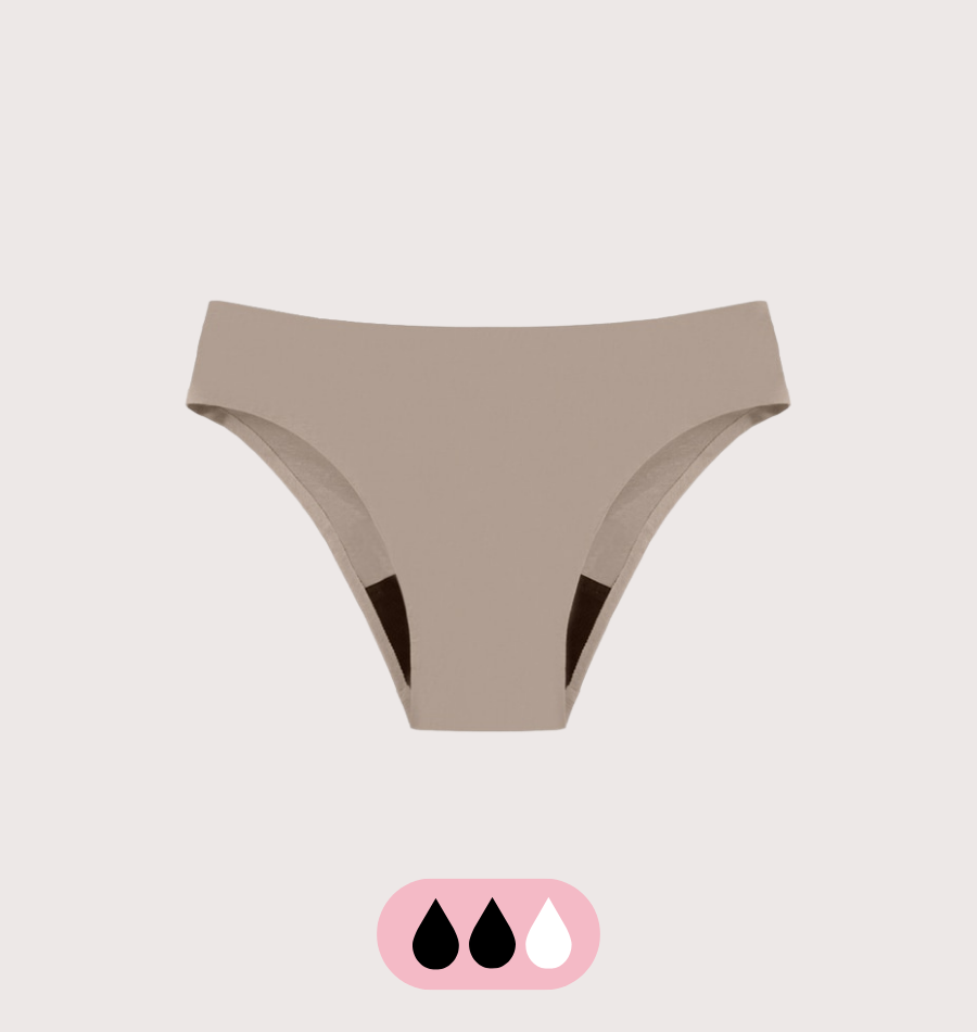 Menstruations-Culotte mit hohem Bund für die Periode
