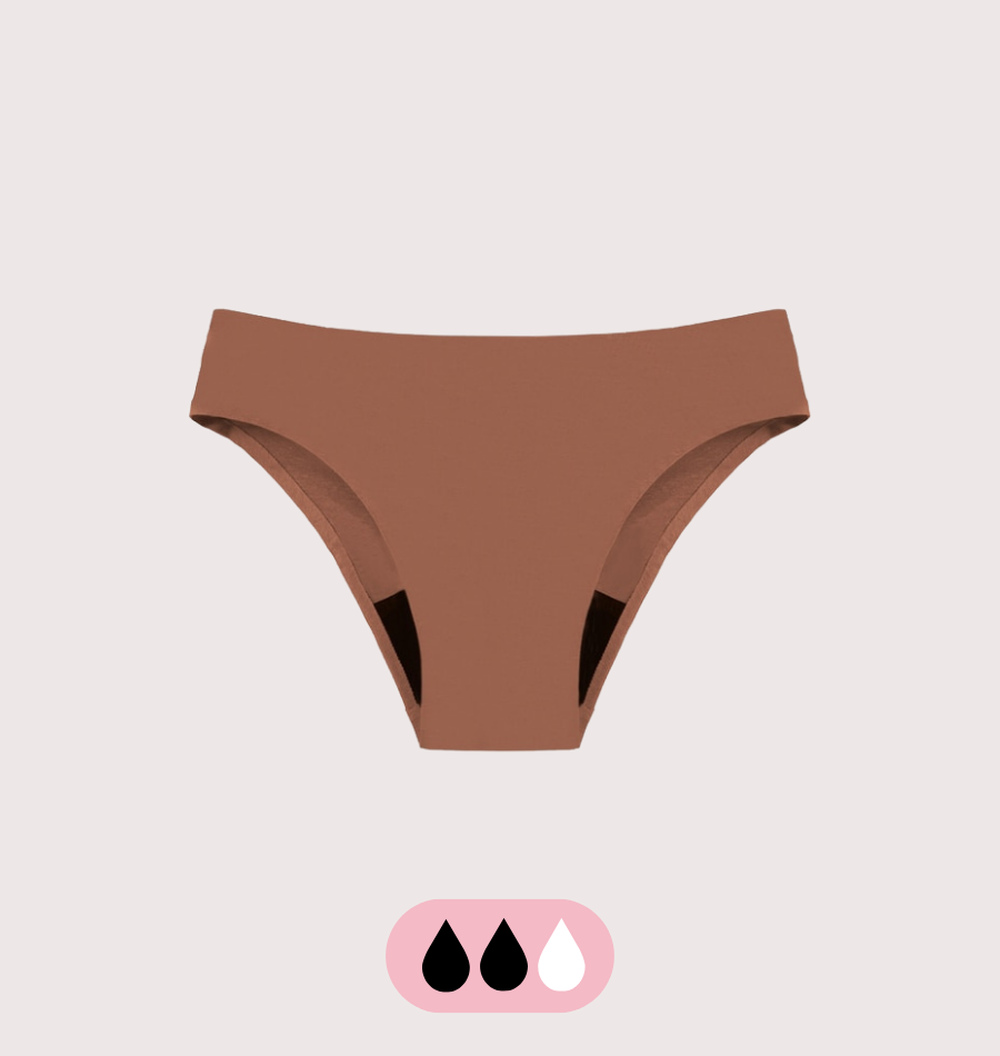 Menstruations-Culotte mit hohem Bund für die Periode