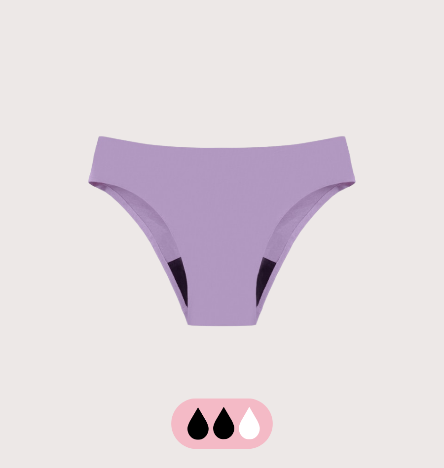 Menstruations-Culotte mit hohem Bund für die Periode