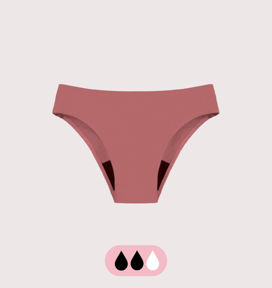 Menstruations-Culotte mit hohem Bund für die Periode