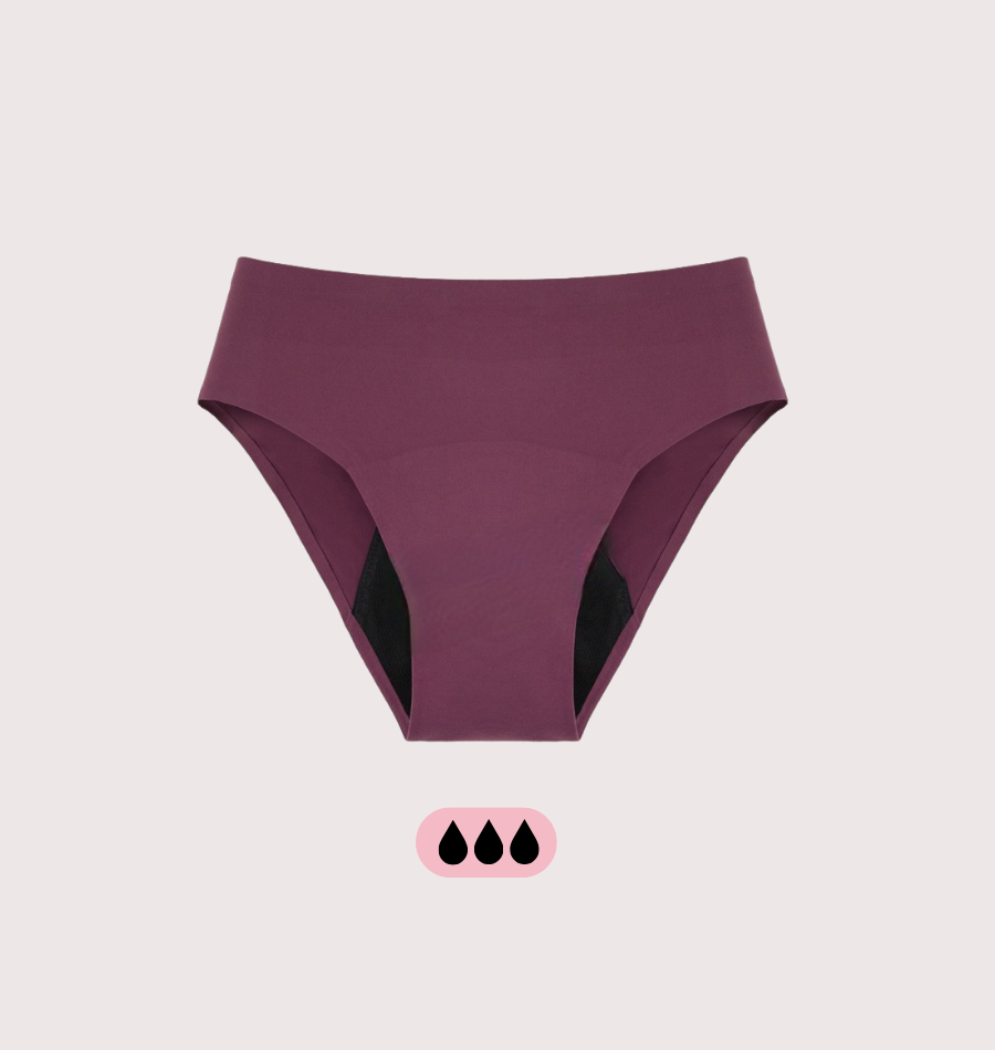 Bezešvé kalhotky pro období menstruace