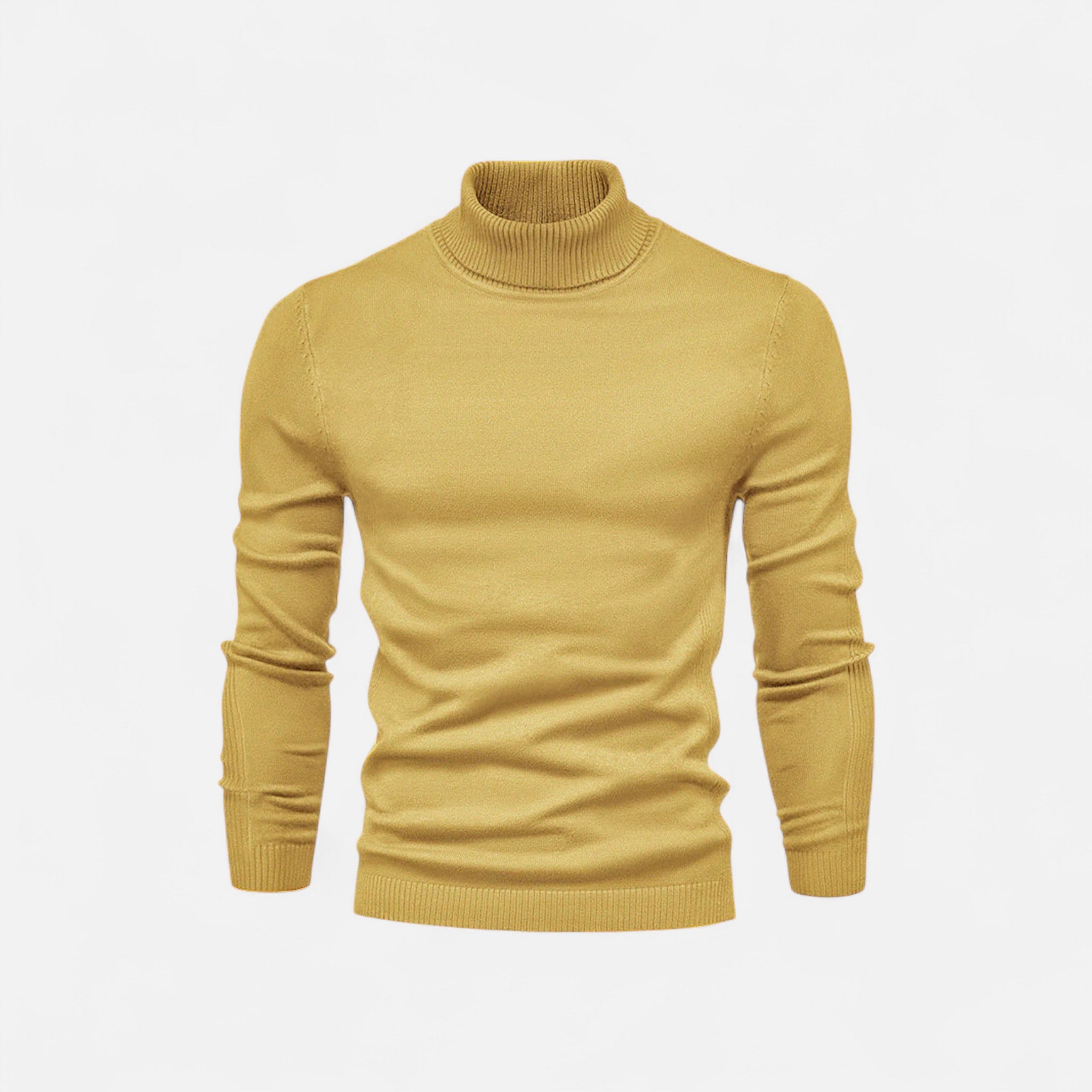 Ancienne Monde | Pull Col Roulé Homme en Coton Premium