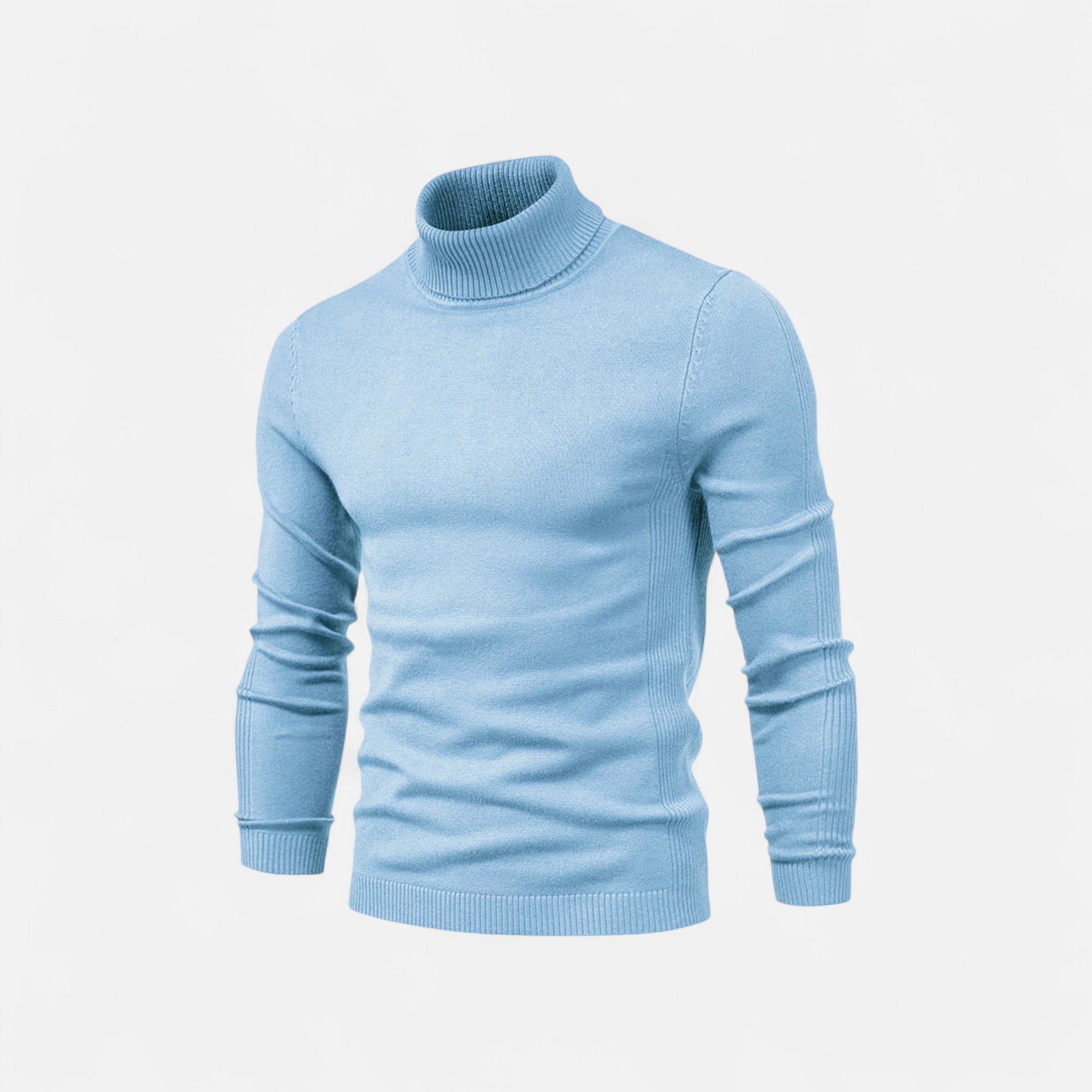 Ancienne Monde | Pull Col Roulé Homme en Coton Premium