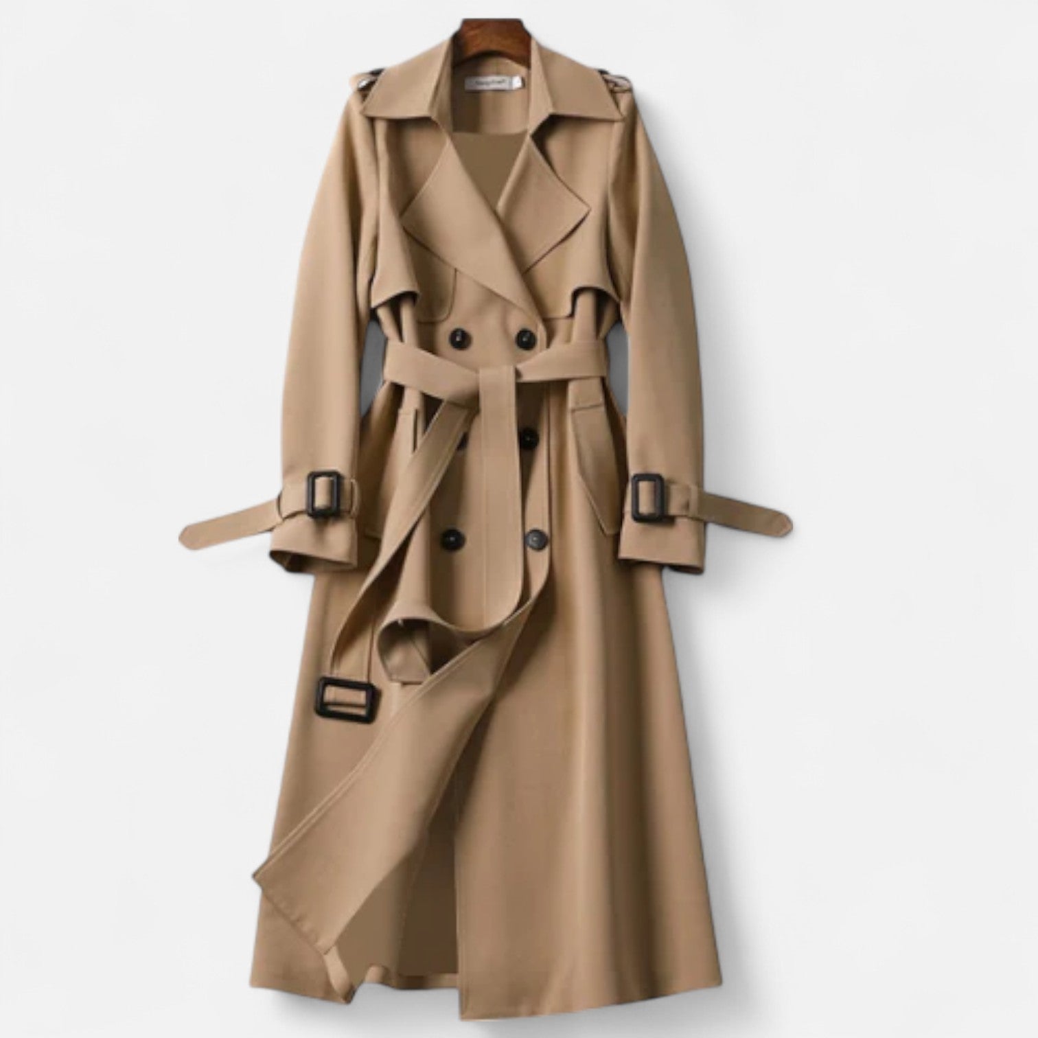 Ancienne Monde | Manteau Long Femme – Chaleur Structurée, Silhouette Intemporelle