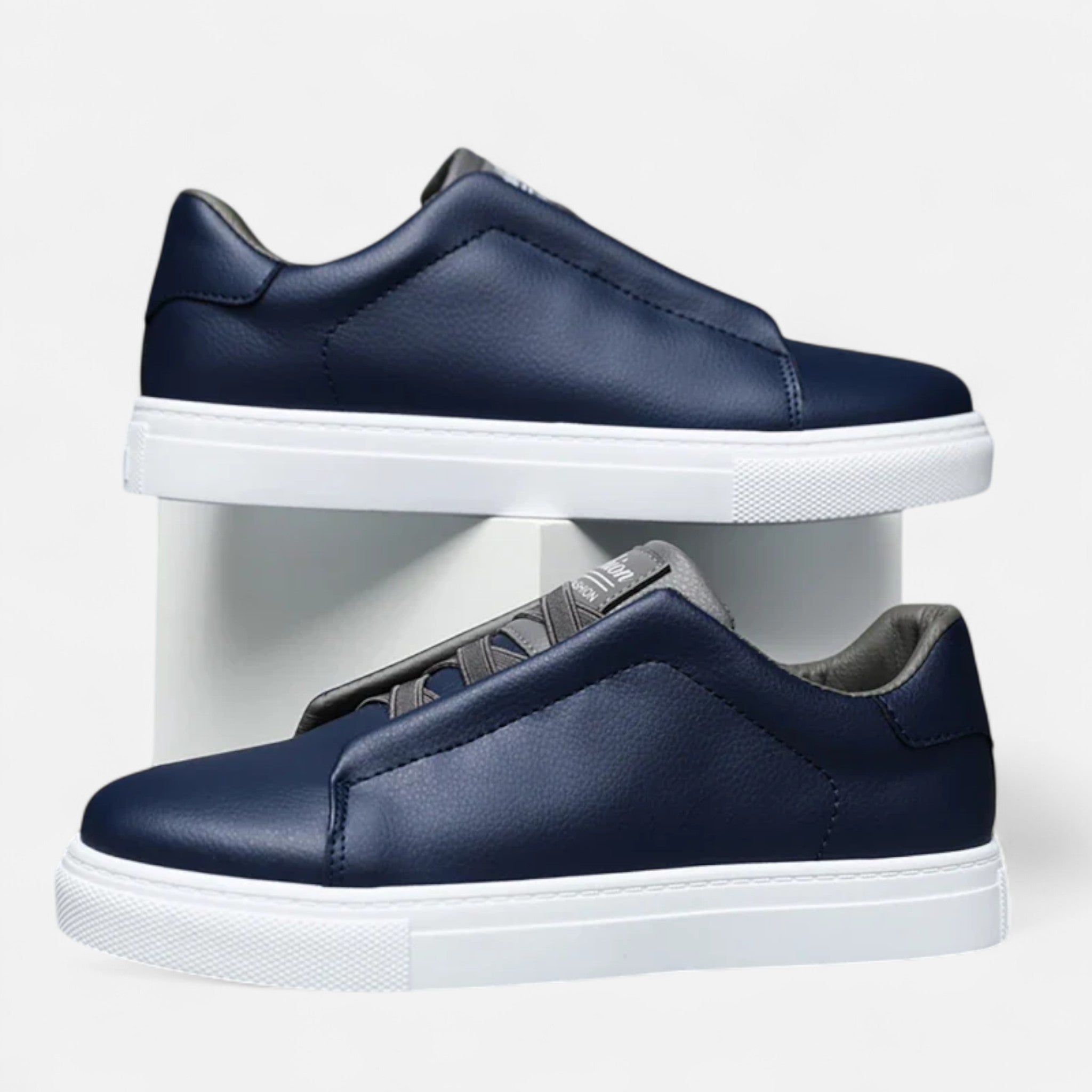Ancienne Monde | Sneakers Homme en Cuir Sans Lacets Premium