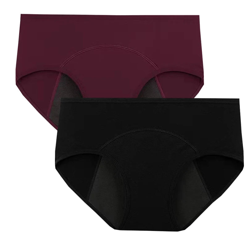 Prodyšné bavlněné spodní prádlo pro období menstruace