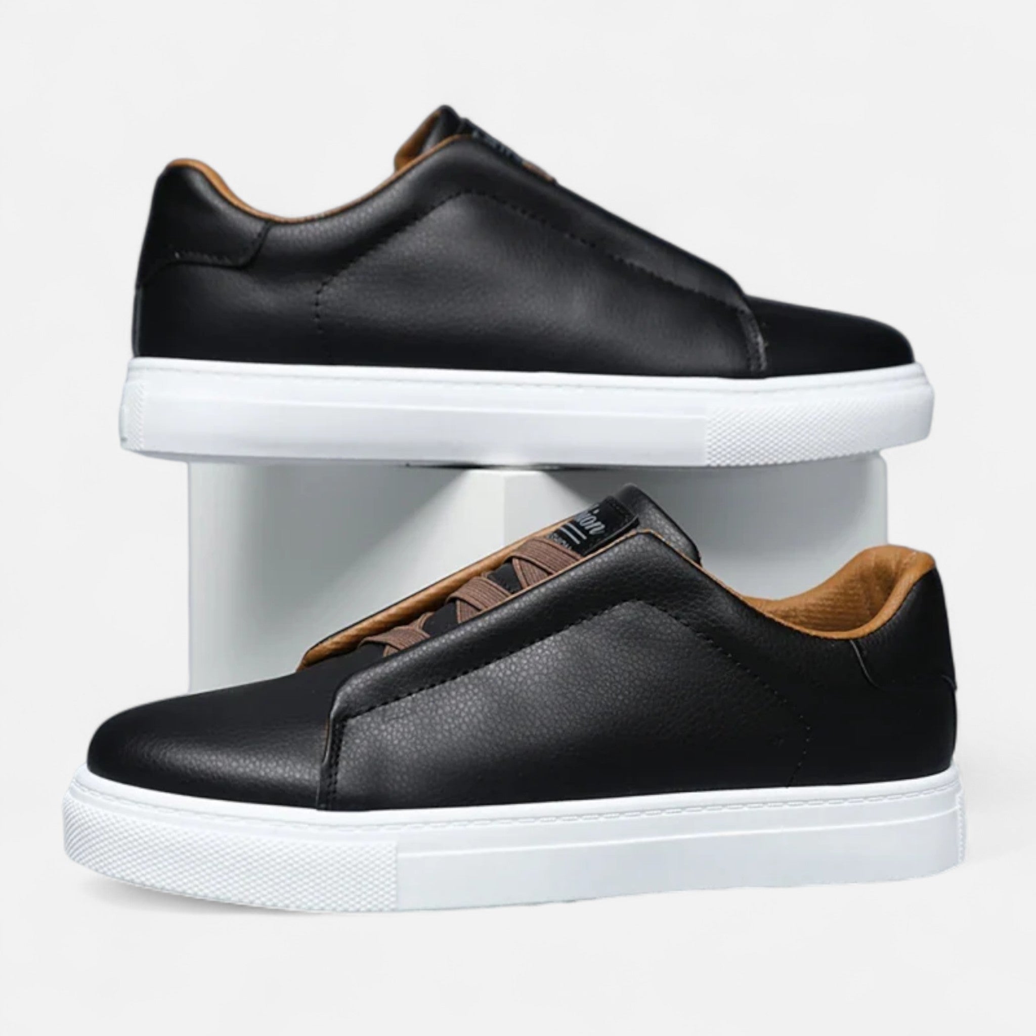 Ancienne Monde | Sneakers Homme en Cuir Sans Lacets Premium