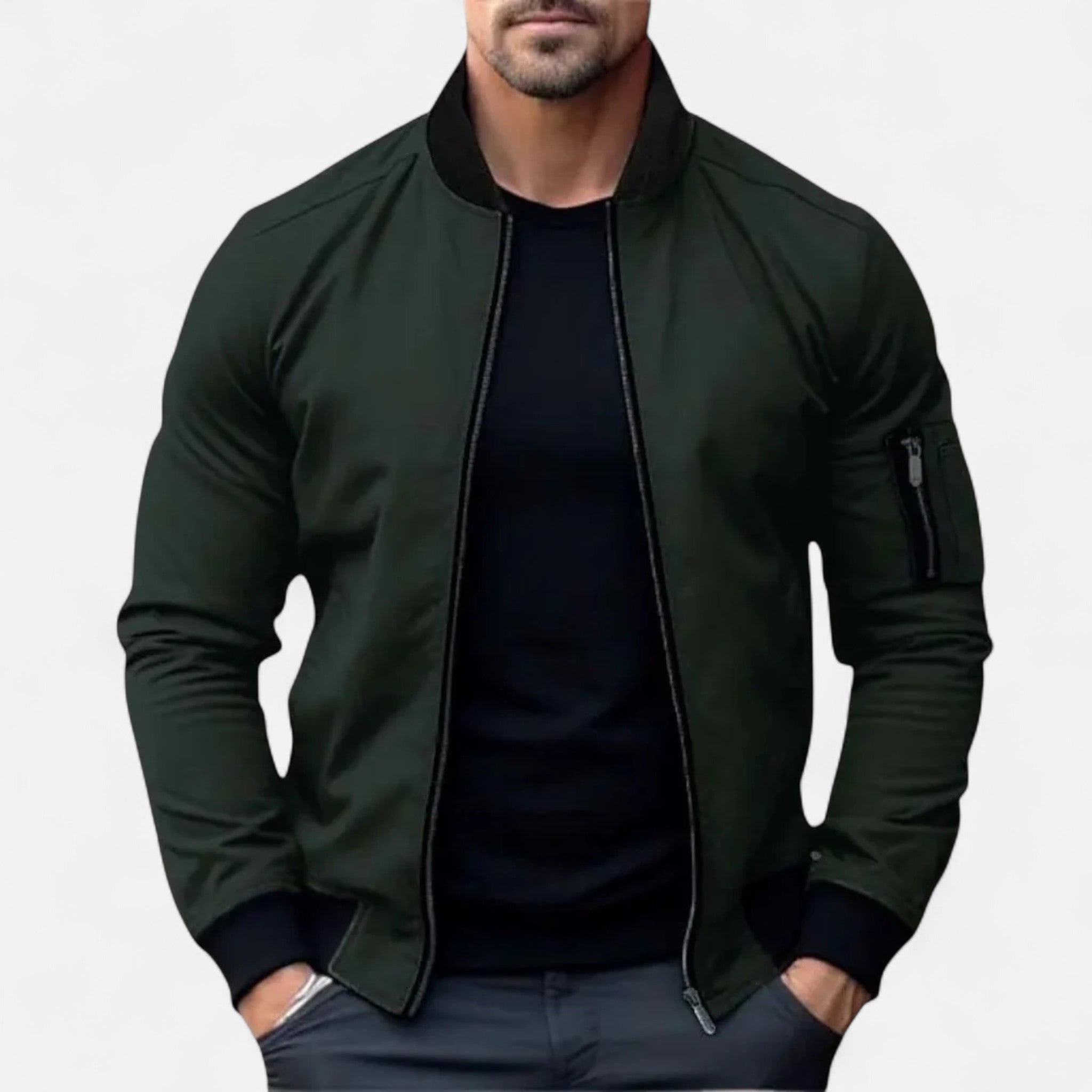 Ancienne Monde | Blouson Homme Léger Bomber Élégance Intemporelle