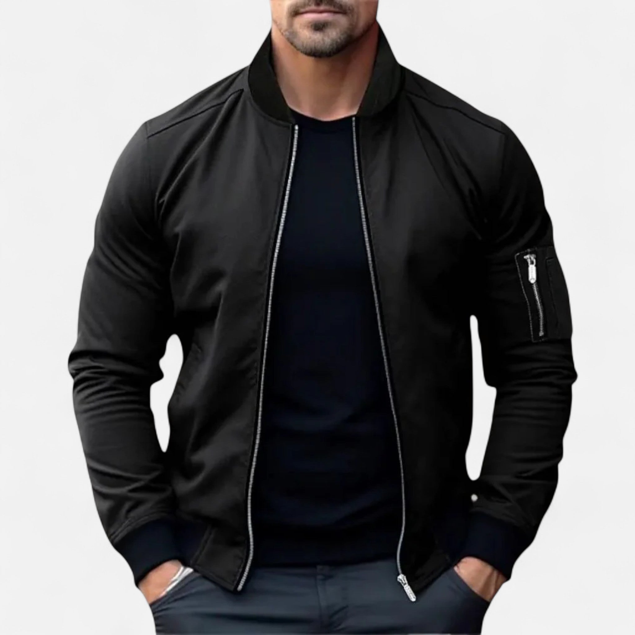Ancienne Monde | Blouson Homme Léger Bomber Élégance Intemporelle