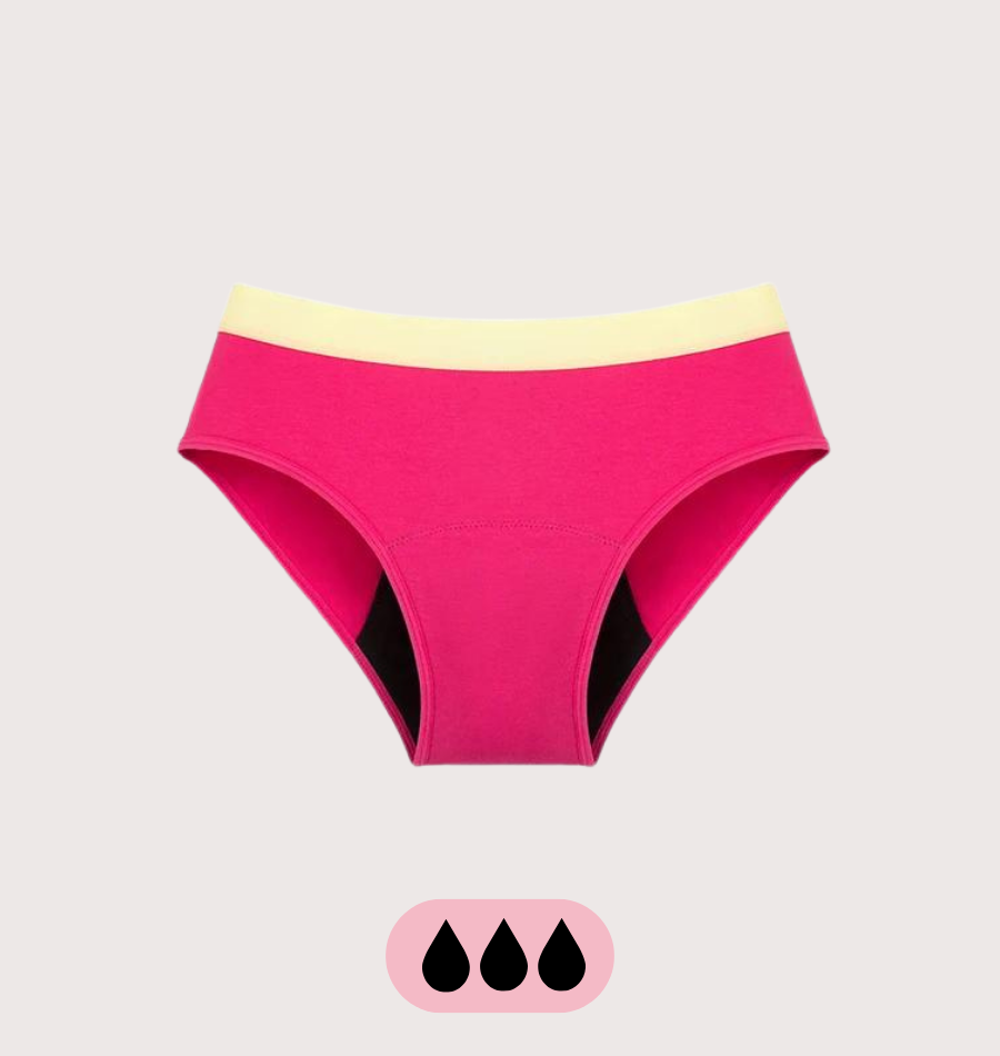 Culotte assorbente hipster per il ciclo adolescenziale