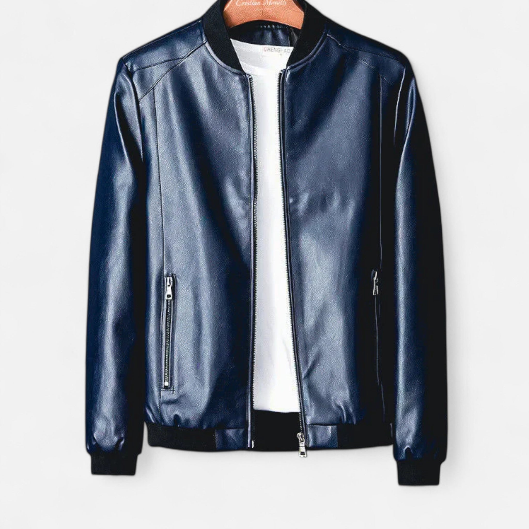 Ancienne Monde | Veste Homme Classique en Cuir Premium