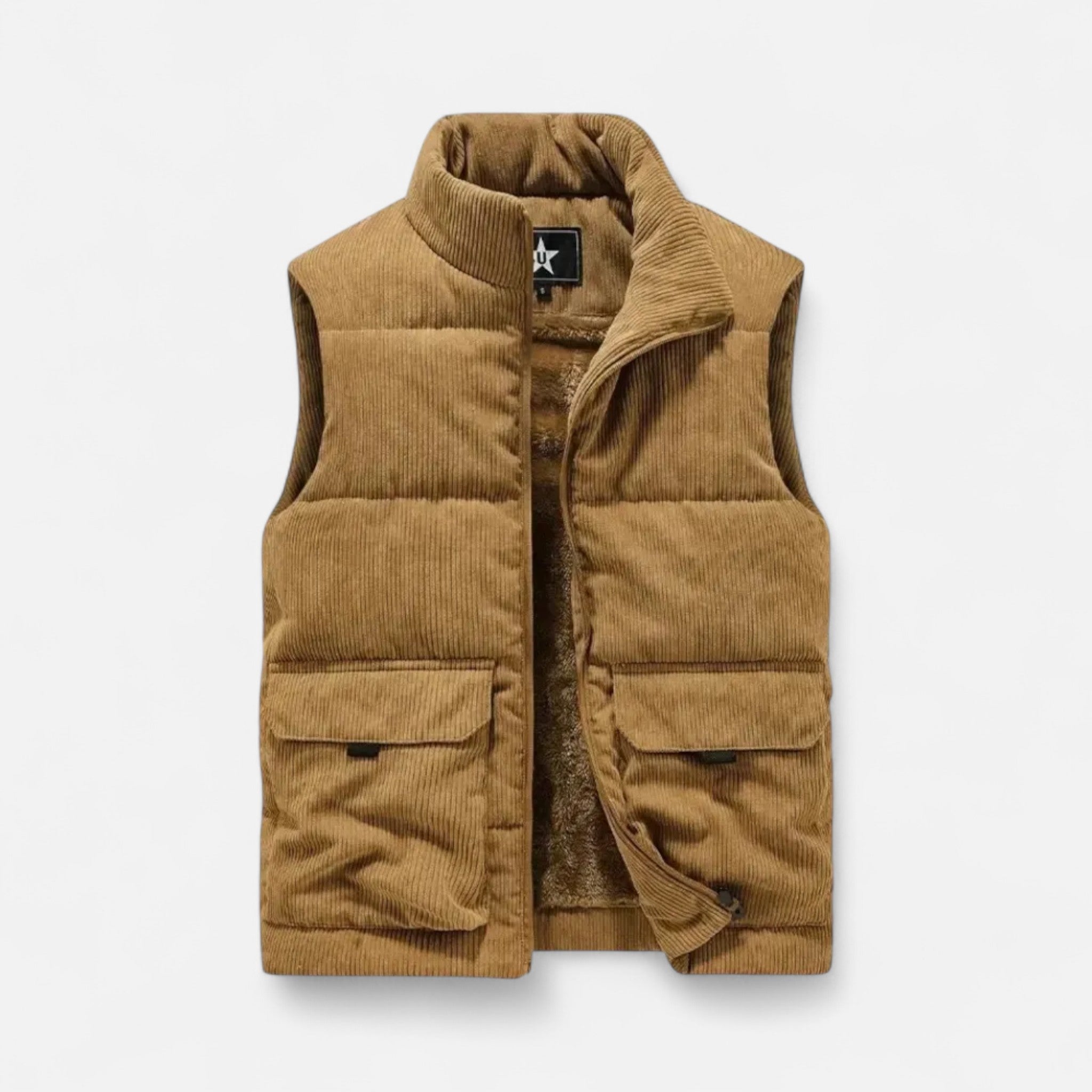 Ancienne Monde | Veste Homme Velours Côtelé Doublée Polaire