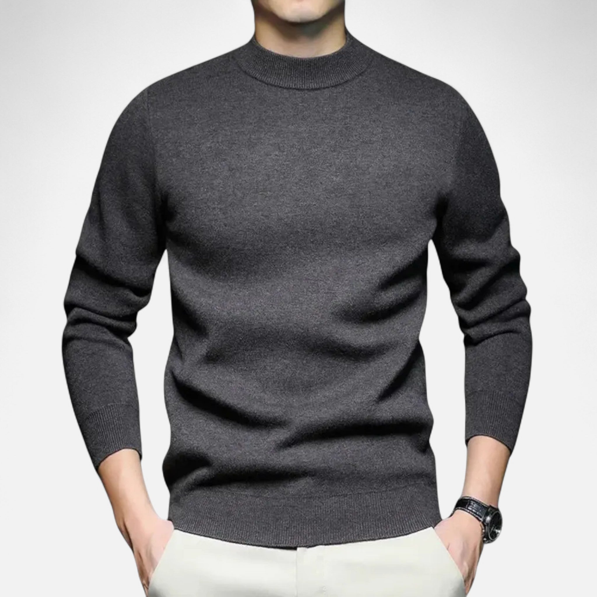 Ancienne Monde | Pull Homme Col Rond Maille Classique Confort