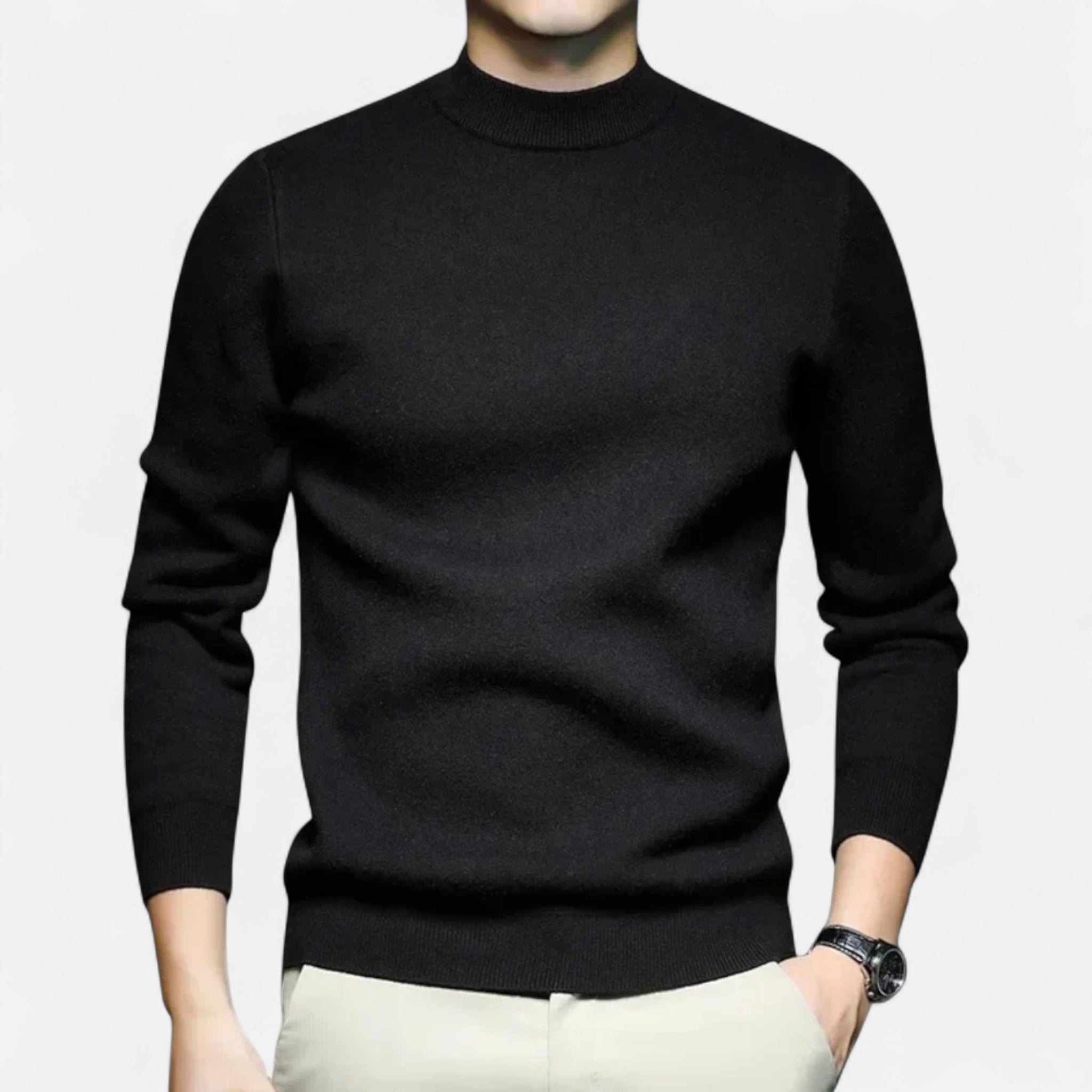 Ancienne Monde | Pull Homme Col Rond Maille Classique Confort