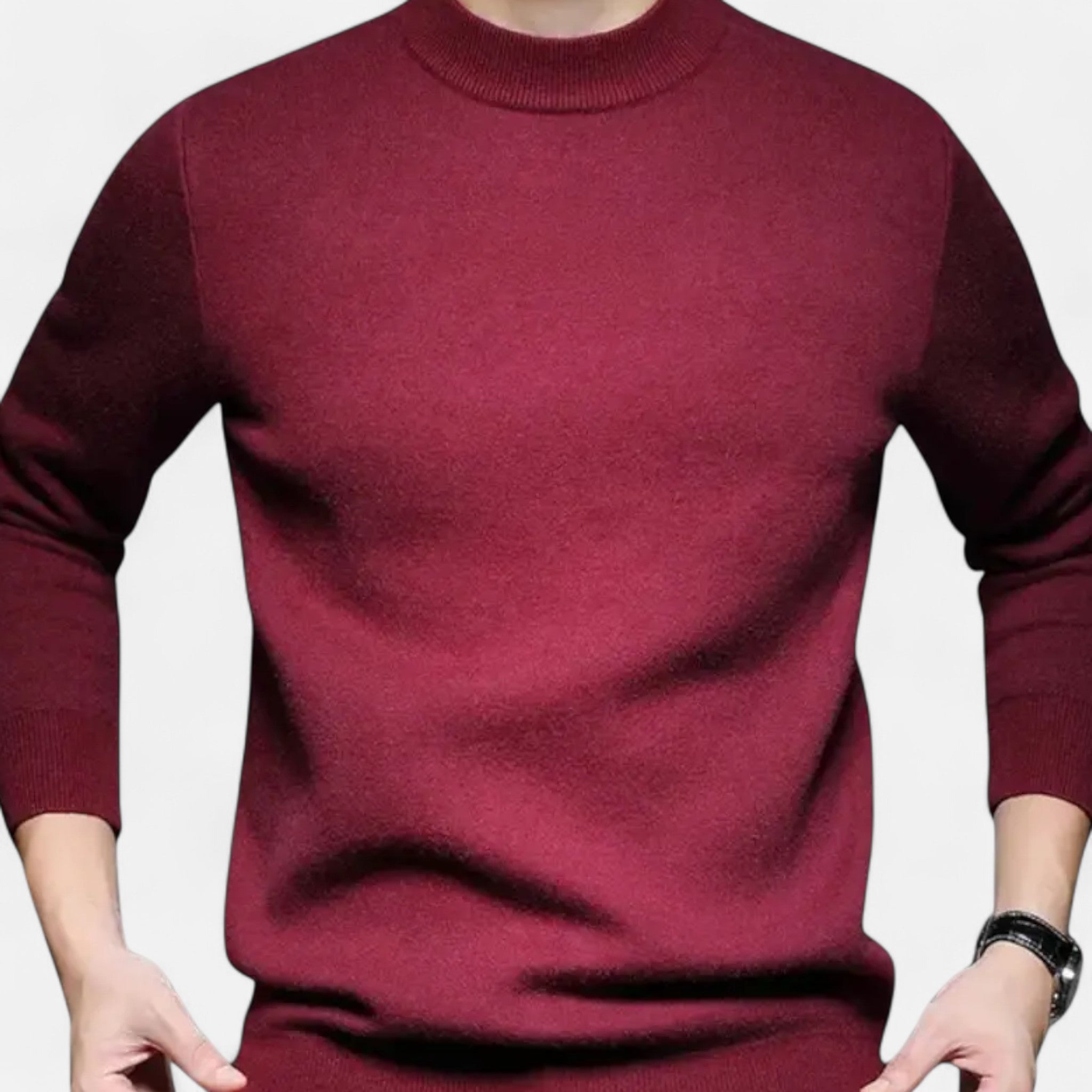 Ancienne Monde | Pull Homme Col Rond Maille Classique Confort