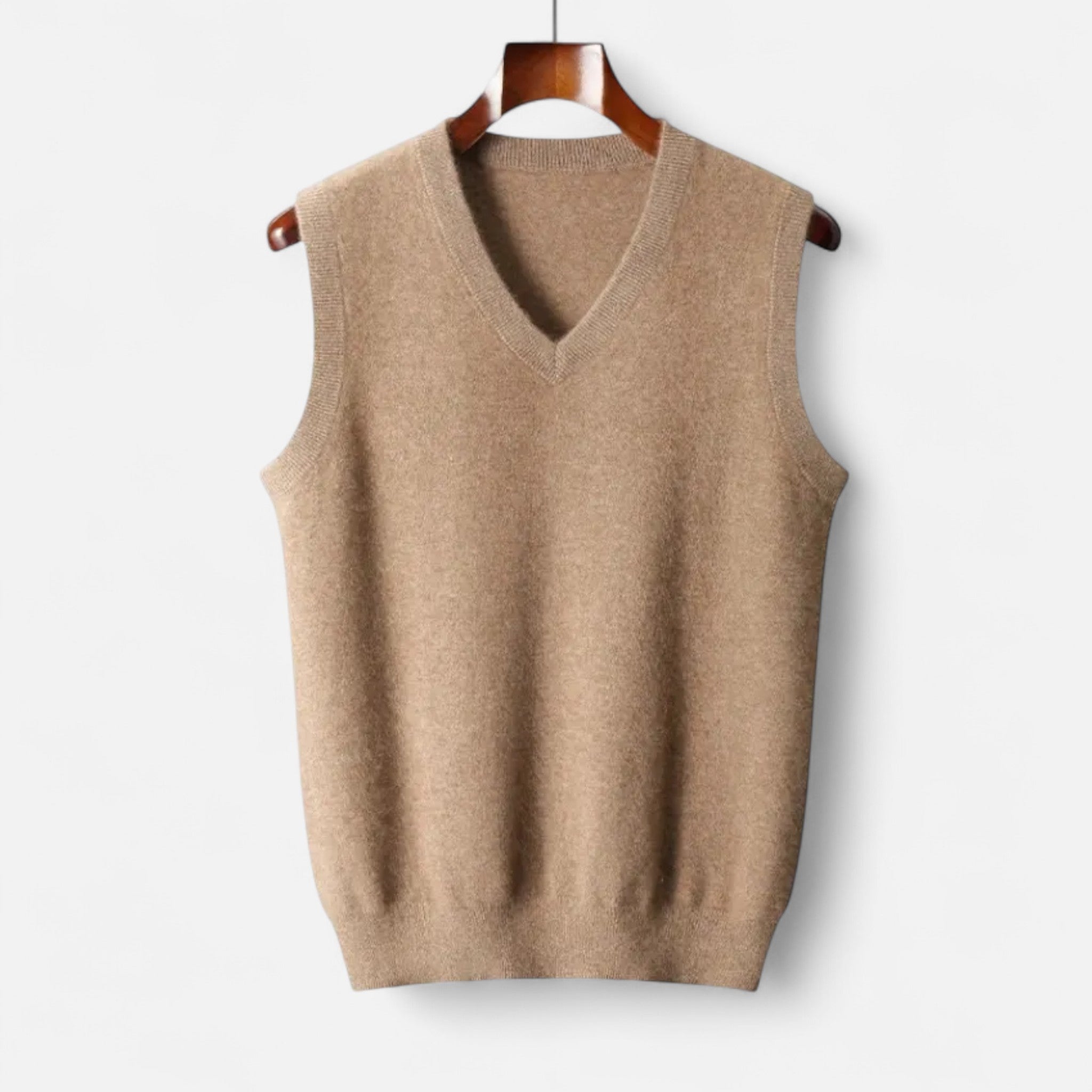 Ancienne Monde | Gilet Homme Col V en Laine Mérinos