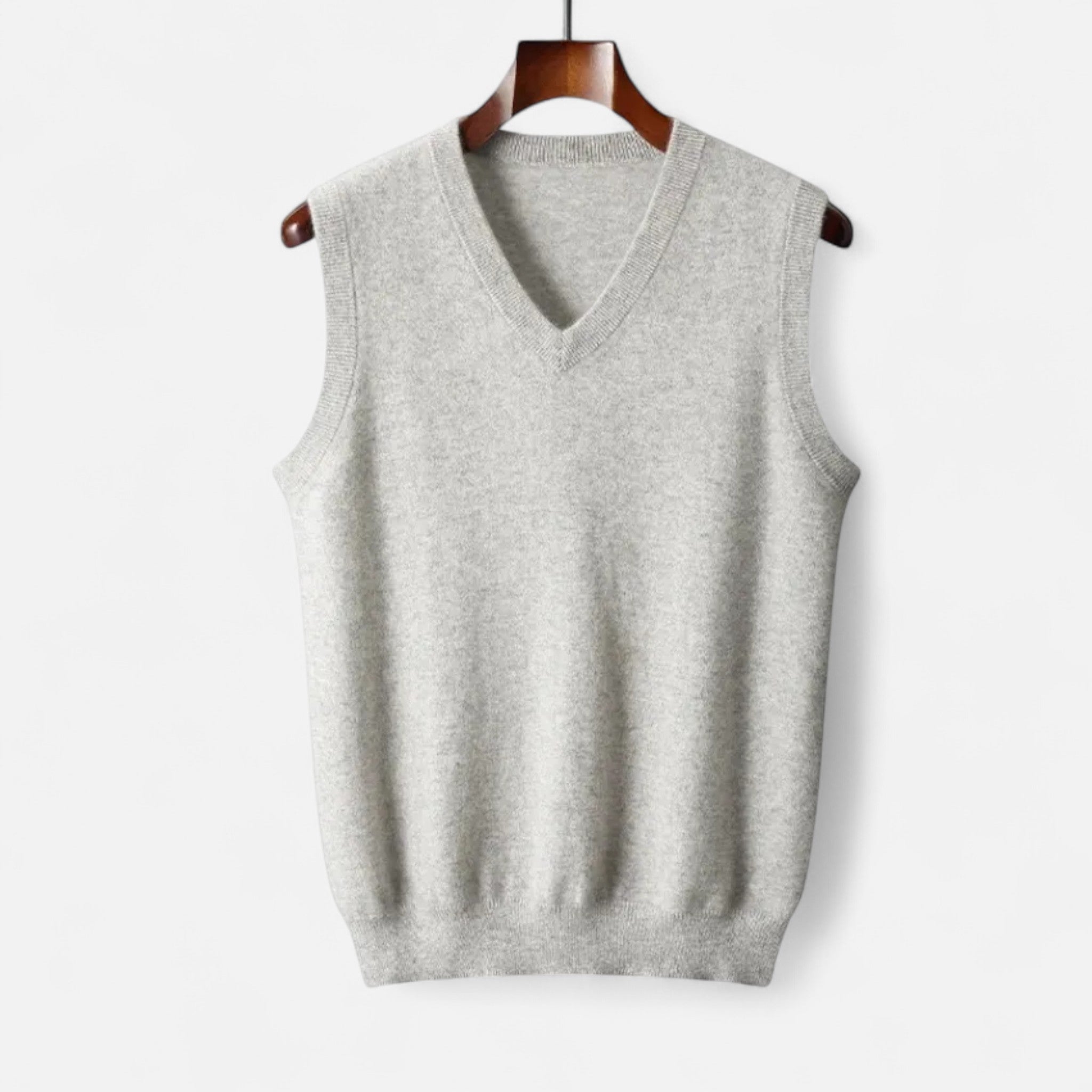 Ancienne Monde | Gilet Homme Col V en Laine Mérinos