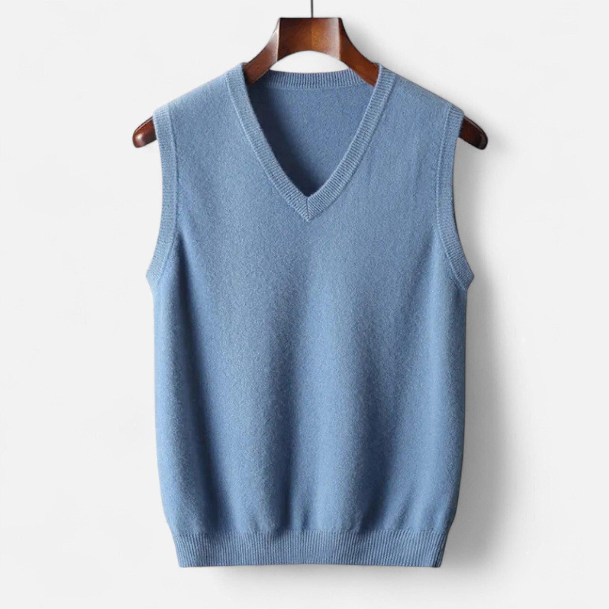 Ancienne Monde | Gilet Homme Col V en Laine Mérinos