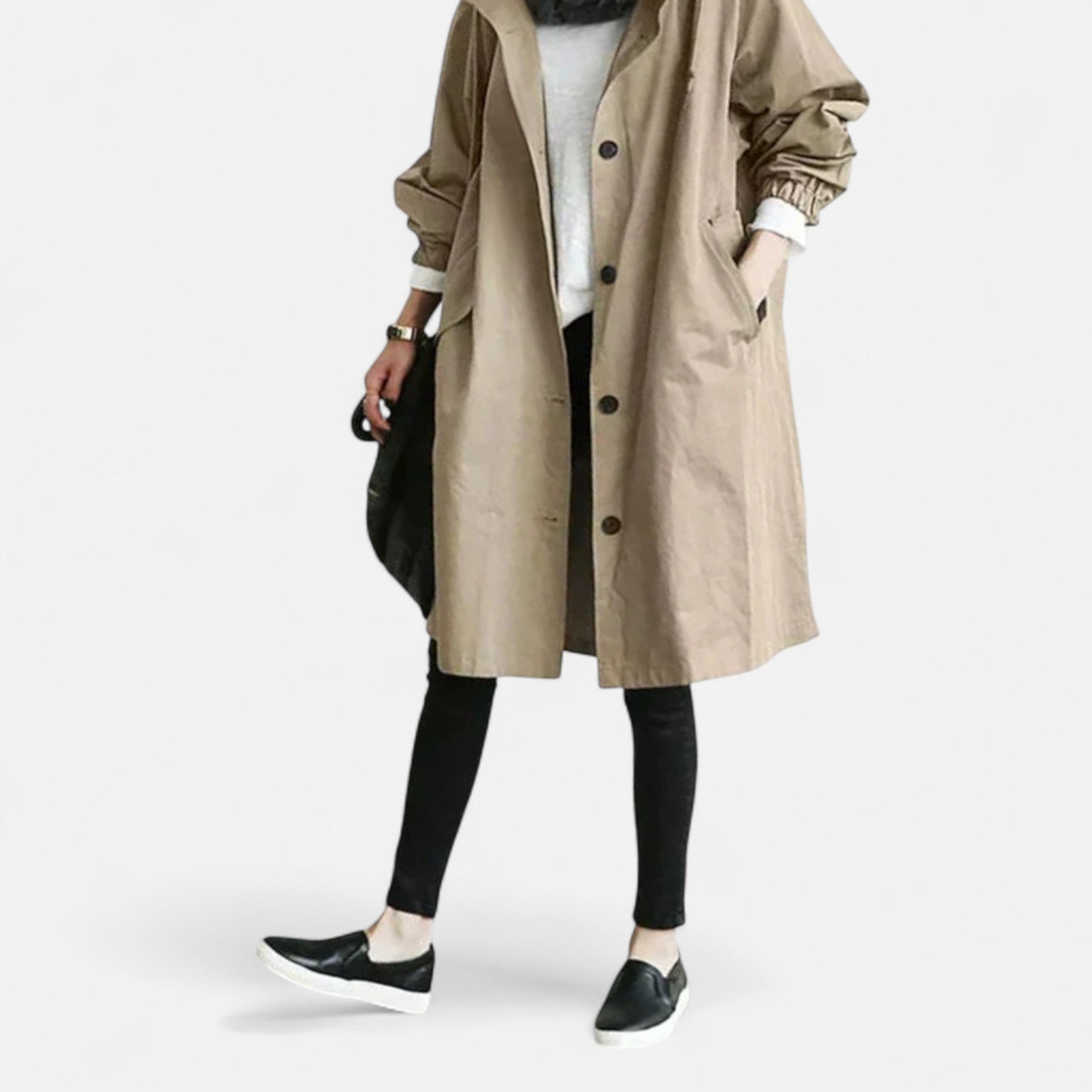 Ancienne Monde | Manteau de Pluie Femme Élégance Intemporelle