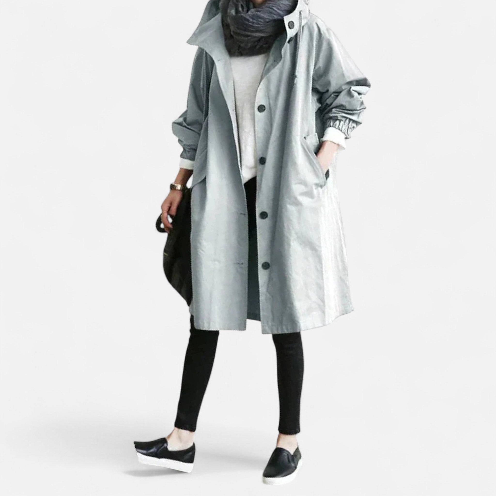 Ancienne Monde | Manteau de Pluie Femme Élégance Intemporelle