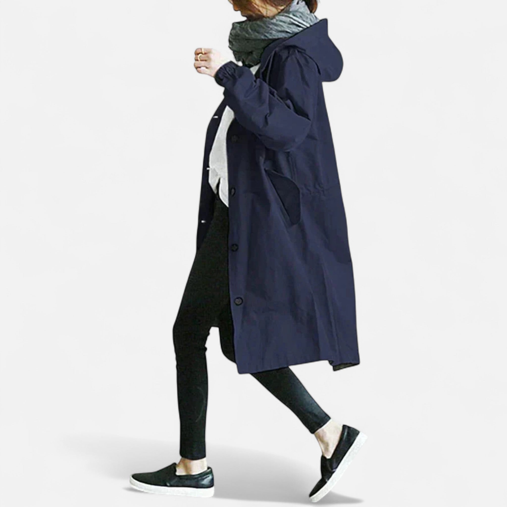 Ancienne Monde | Manteau de Pluie Femme Élégance Intemporelle