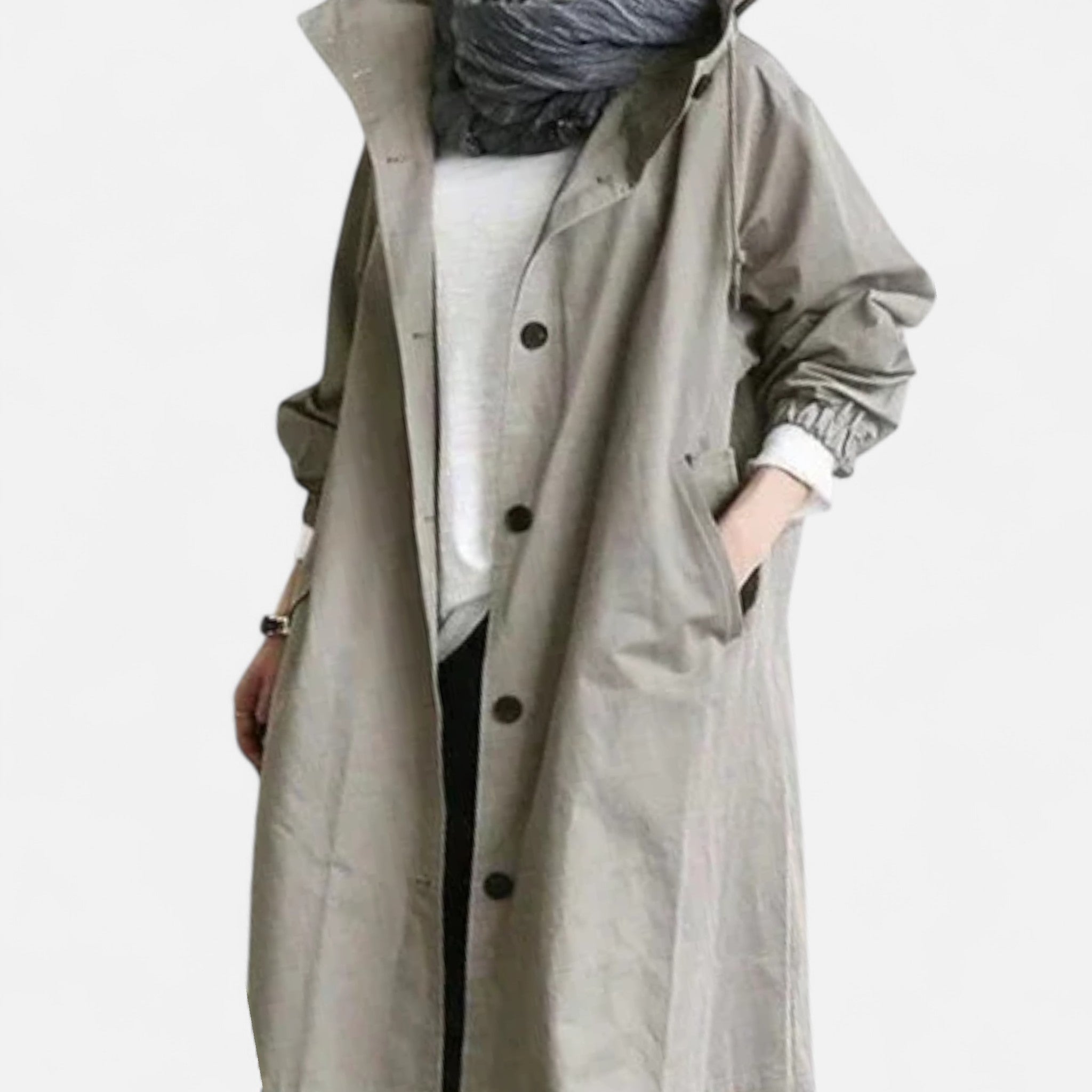 Ancienne Monde | Manteau de Pluie Femme Élégance Intemporelle
