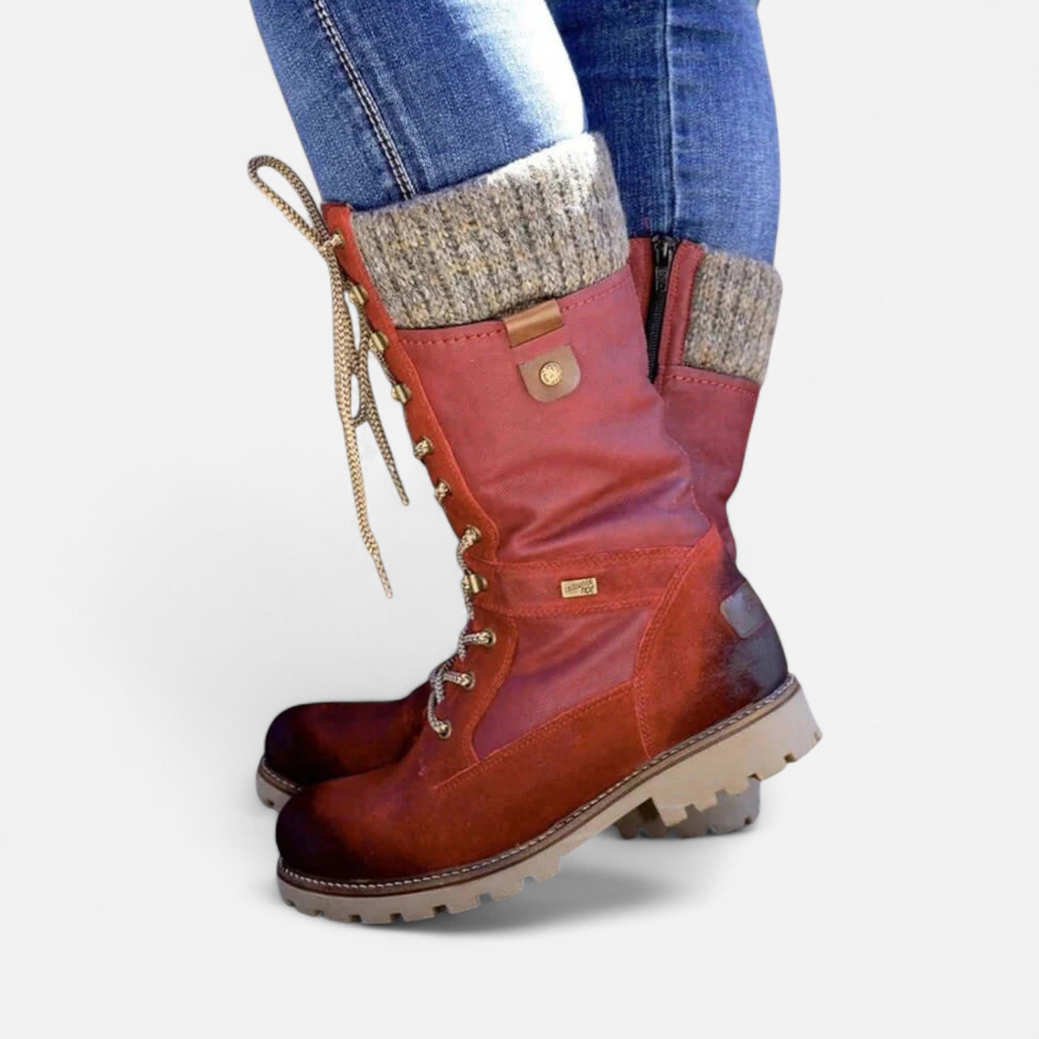 Ancienne Monde | Bottes d’Hiver Imperméables et Antidérapantes pour Femme