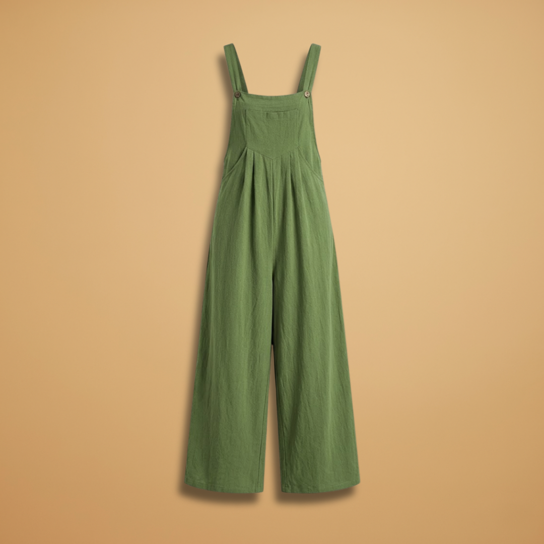 Mono de verano para mujer - prenda holgada con bolsillos laterales | vacaciones
