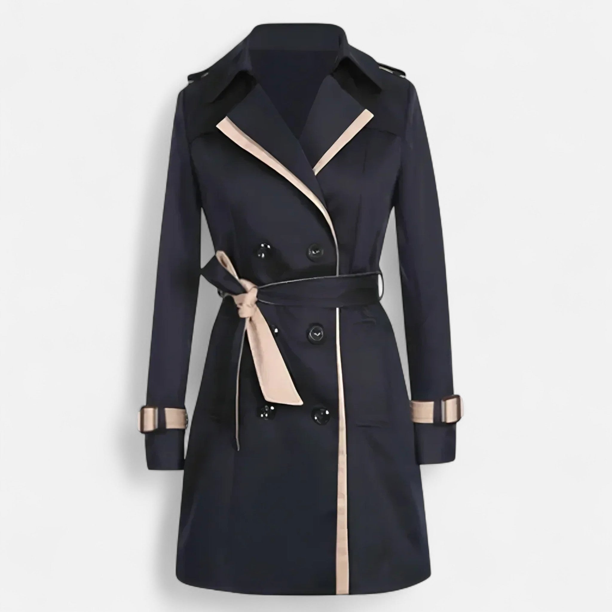 Ancienne Monde | Trench Long Femme Élégance Intemporelle Imperméable