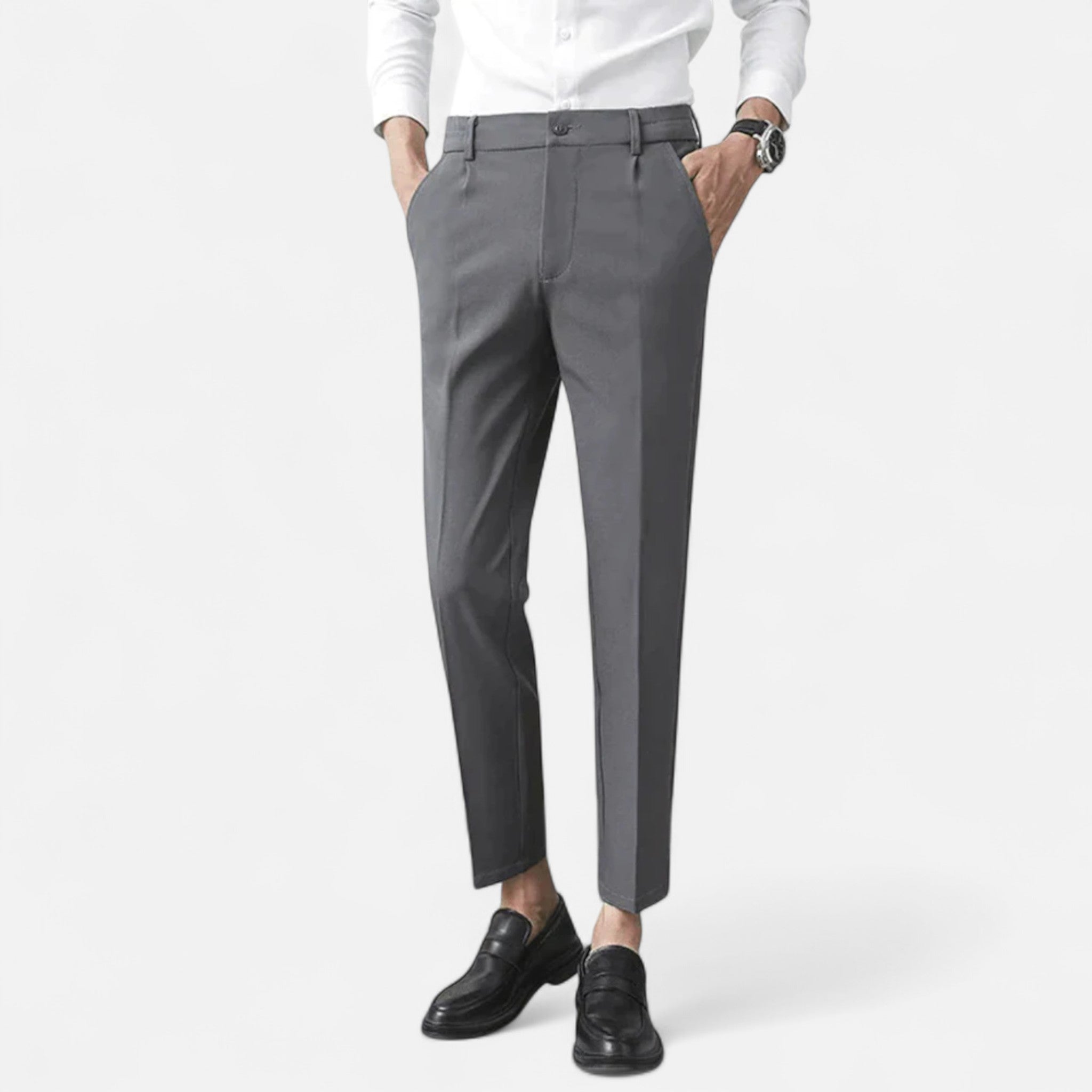 Ancienne Monde | Pantalon Homme Augusto Stretch Élégance Premium