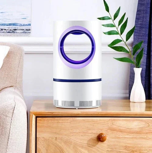 Trampa para insectos UV silenciosa con ventilador aspirador USB