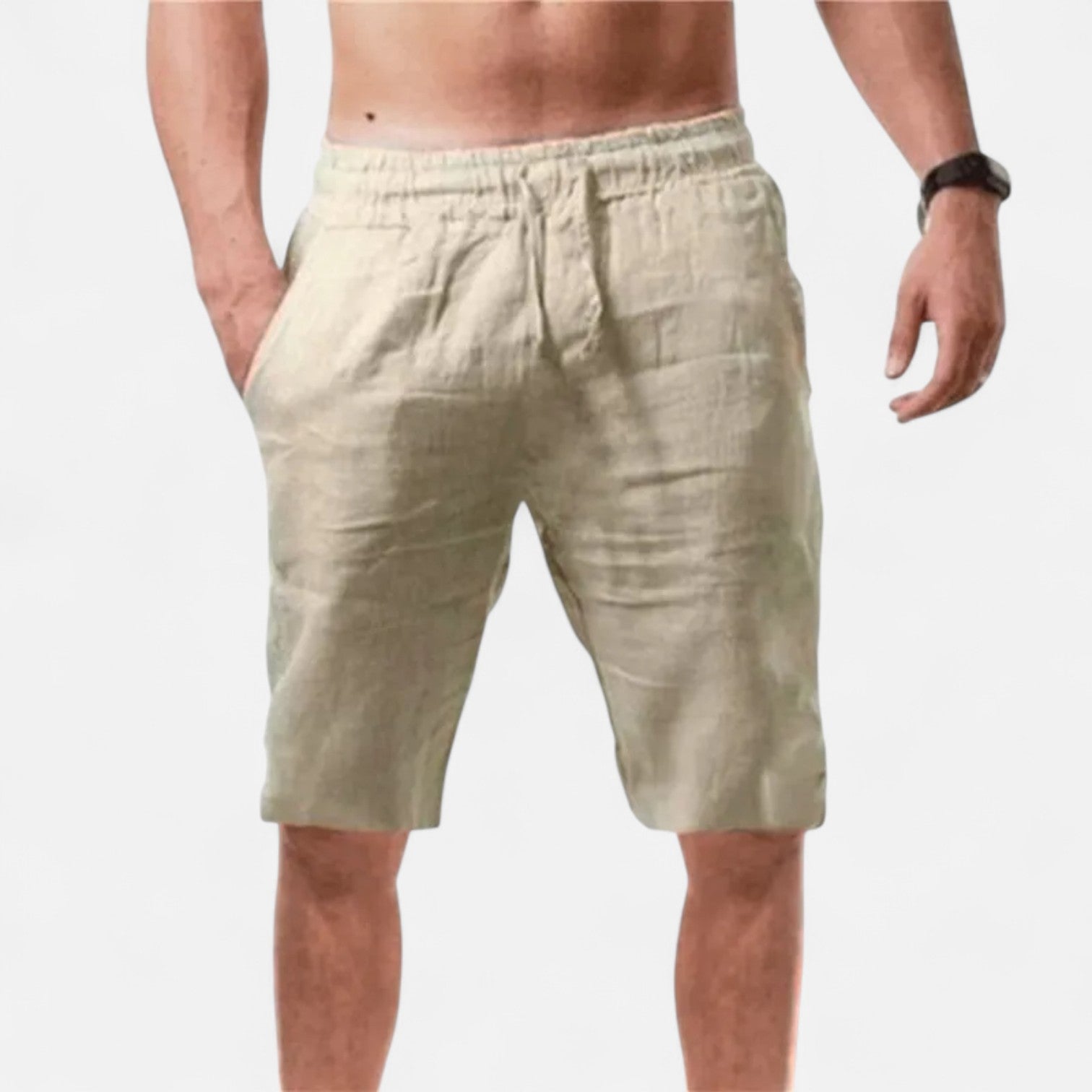 Ancienne Monde | Short en Lin pour Homme – Légèreté et Respirabilité, Incontournable de l’Été