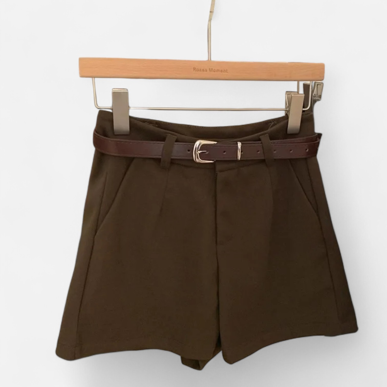 Ancienne Monde | Jupe-Short Trapèze Noire pour Femme – Élégance Décontractée d’Été