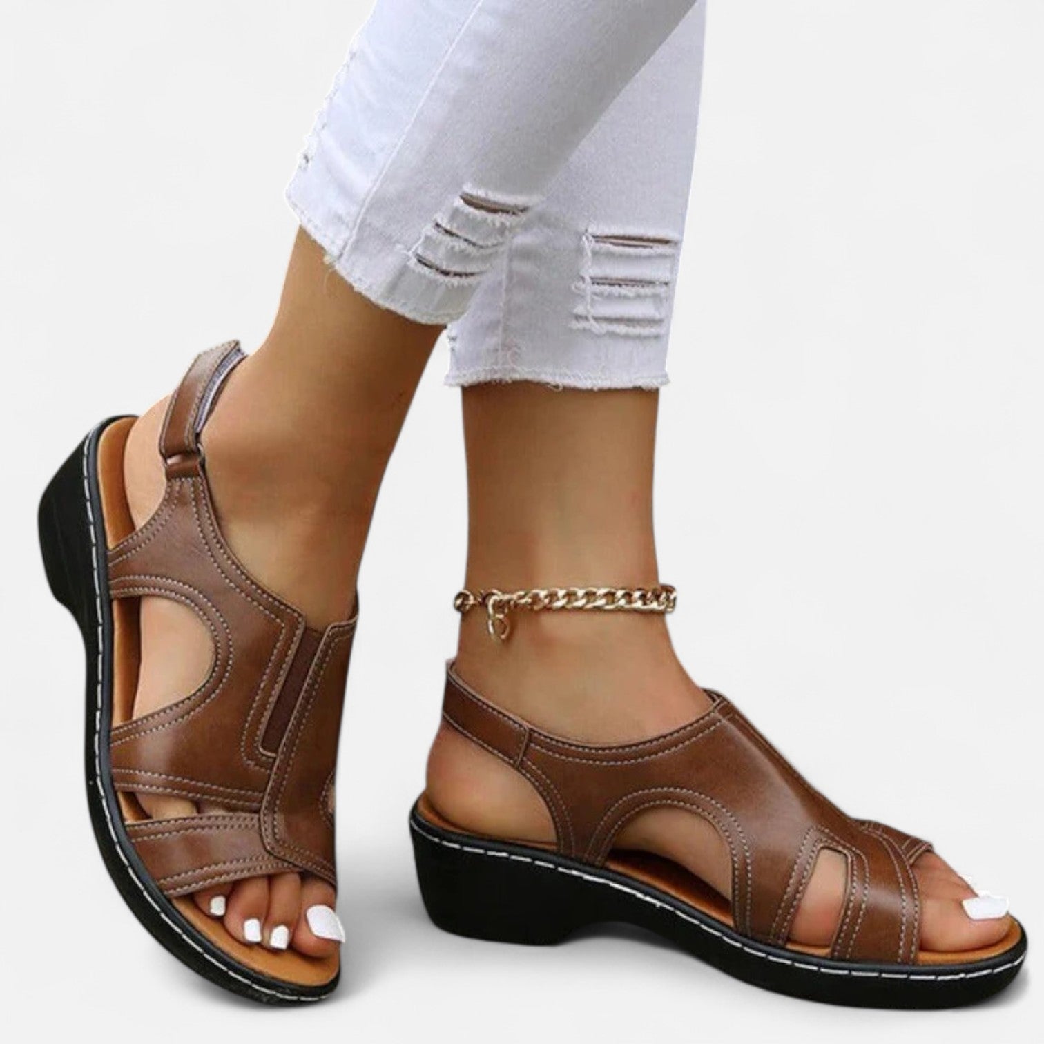 Ancienne Monde | Sandales Orthopédiques Femme – Confort Soutenu, Élégance au Quotidien
