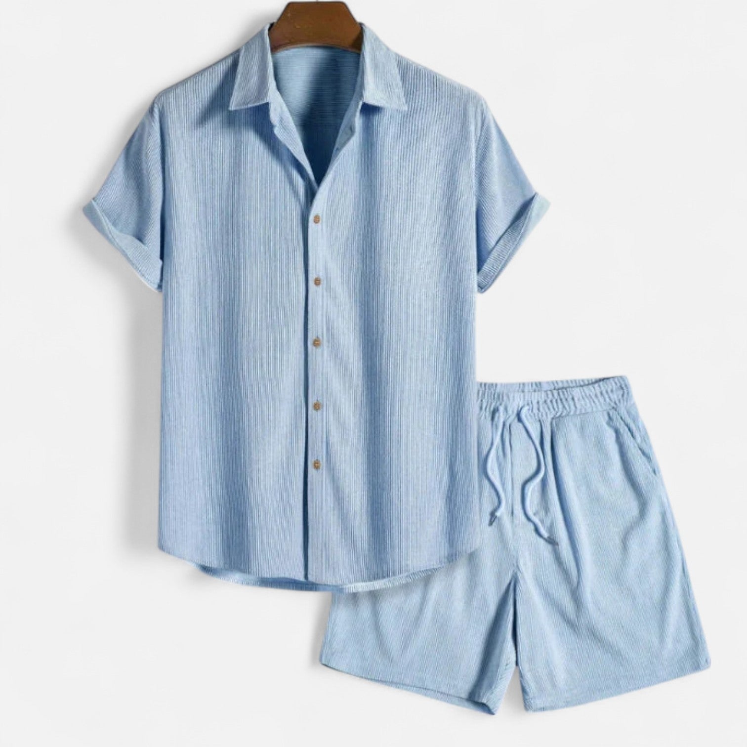 Ancienne Monde | Ensemble Estival Homme – Coordination Légère, Élégance Décontractée