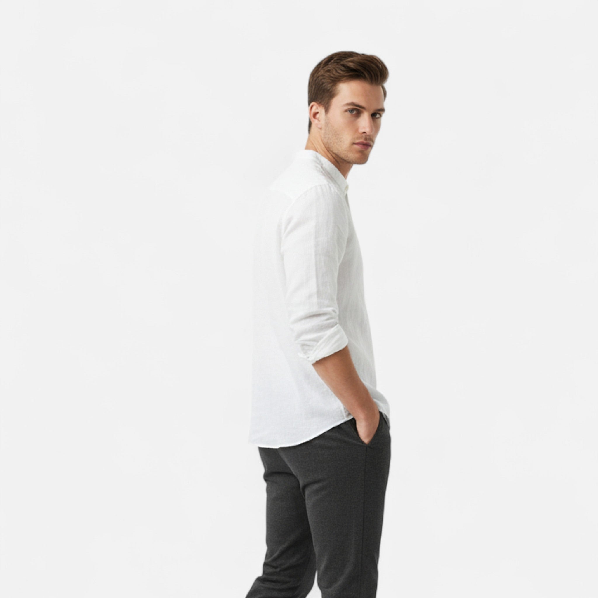 Ancienne Monde | Camisa de Linho 100 % Homem