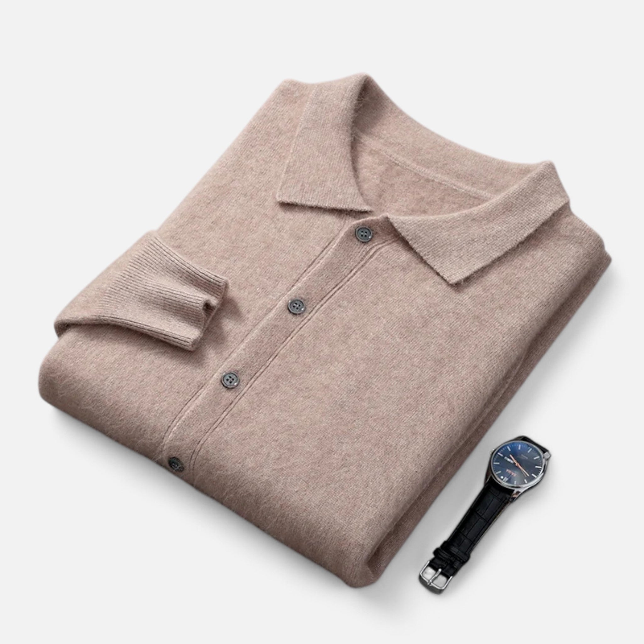 Ancienne Monde | Pull Veste Homme Col Polo Intemporel