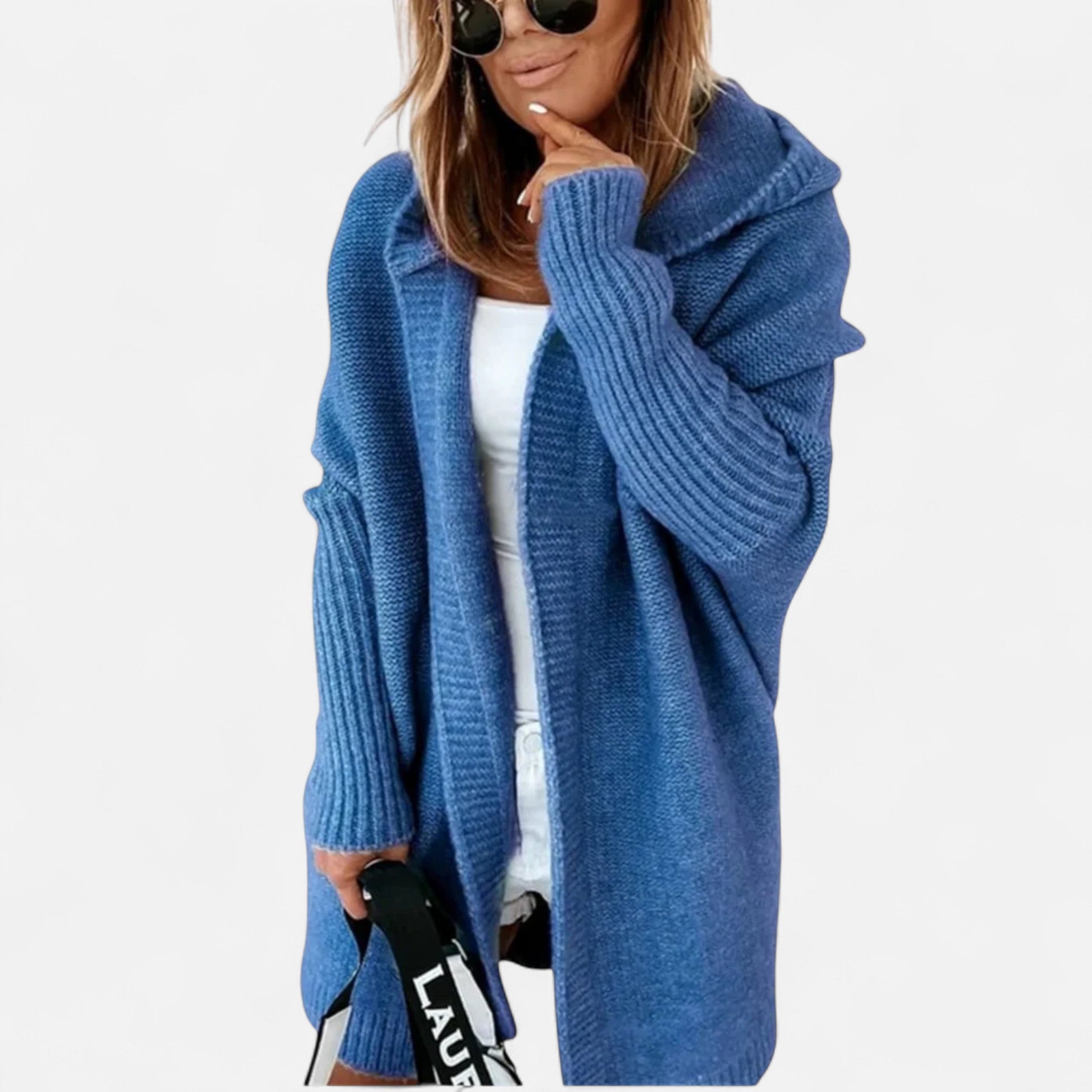 Ancienne Monde | Cardigan Femme Mi-Long Élégance Héritée en Maille