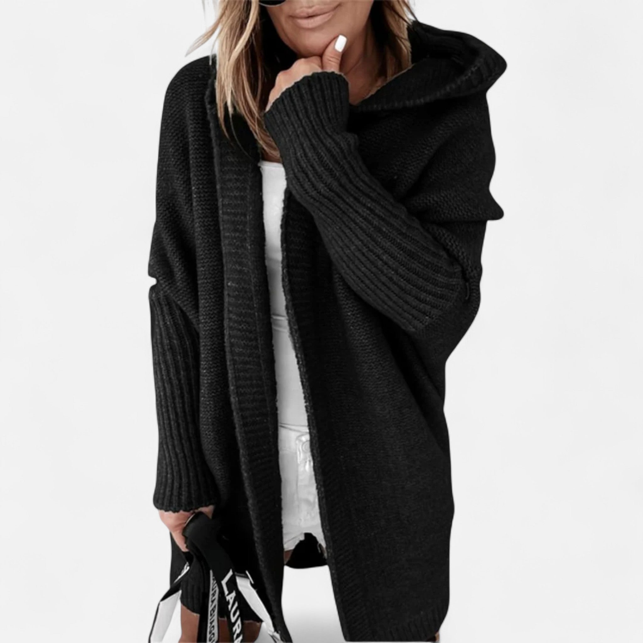 Ancienne Monde | Cardigan Femme Mi-Long Élégance Héritée en Maille