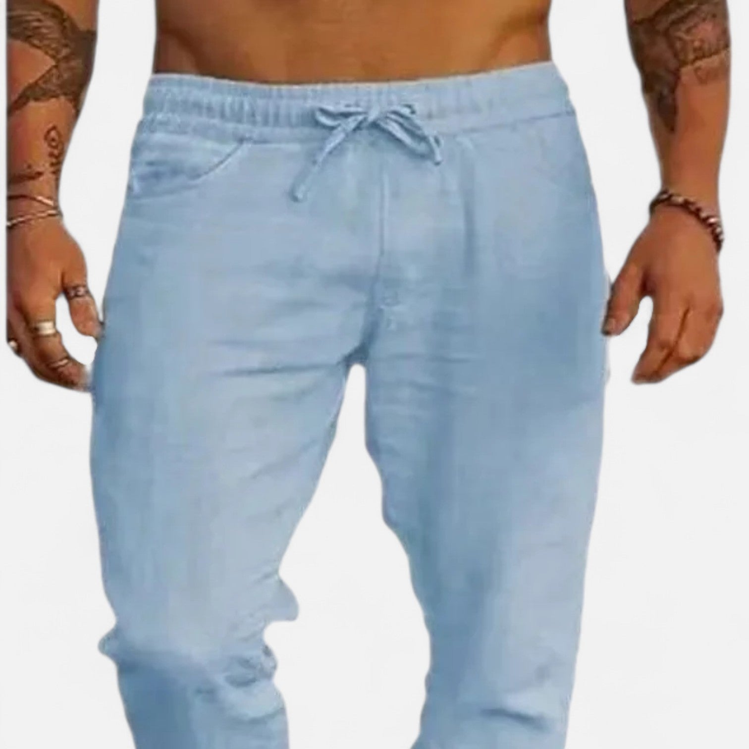 Ancienne Monde | Pantalon en Lin Homme – Confort Estival, Élégance Sans Effort