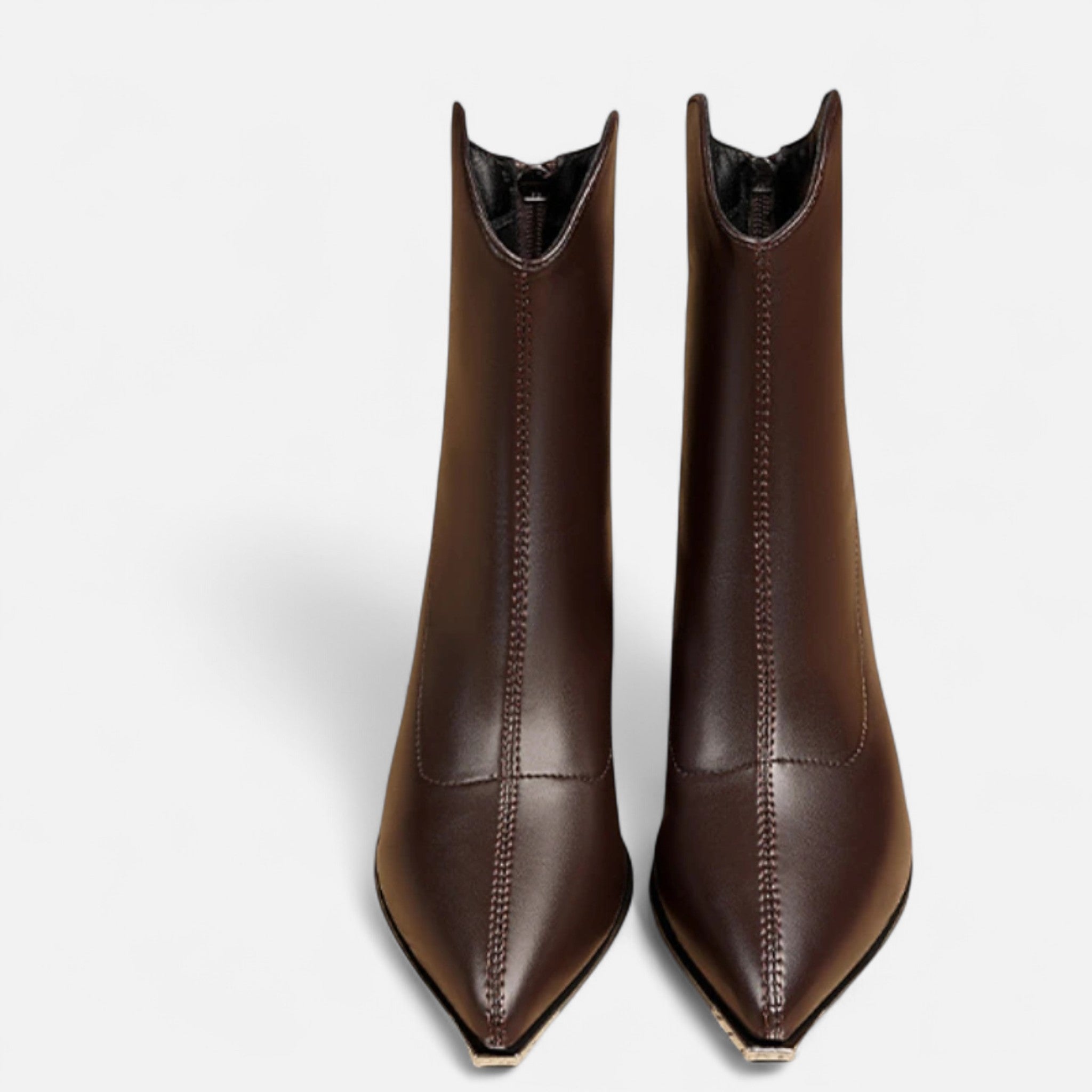 Ancienne Monde | Bottines Femme Cuir Chelsea Talon Haut