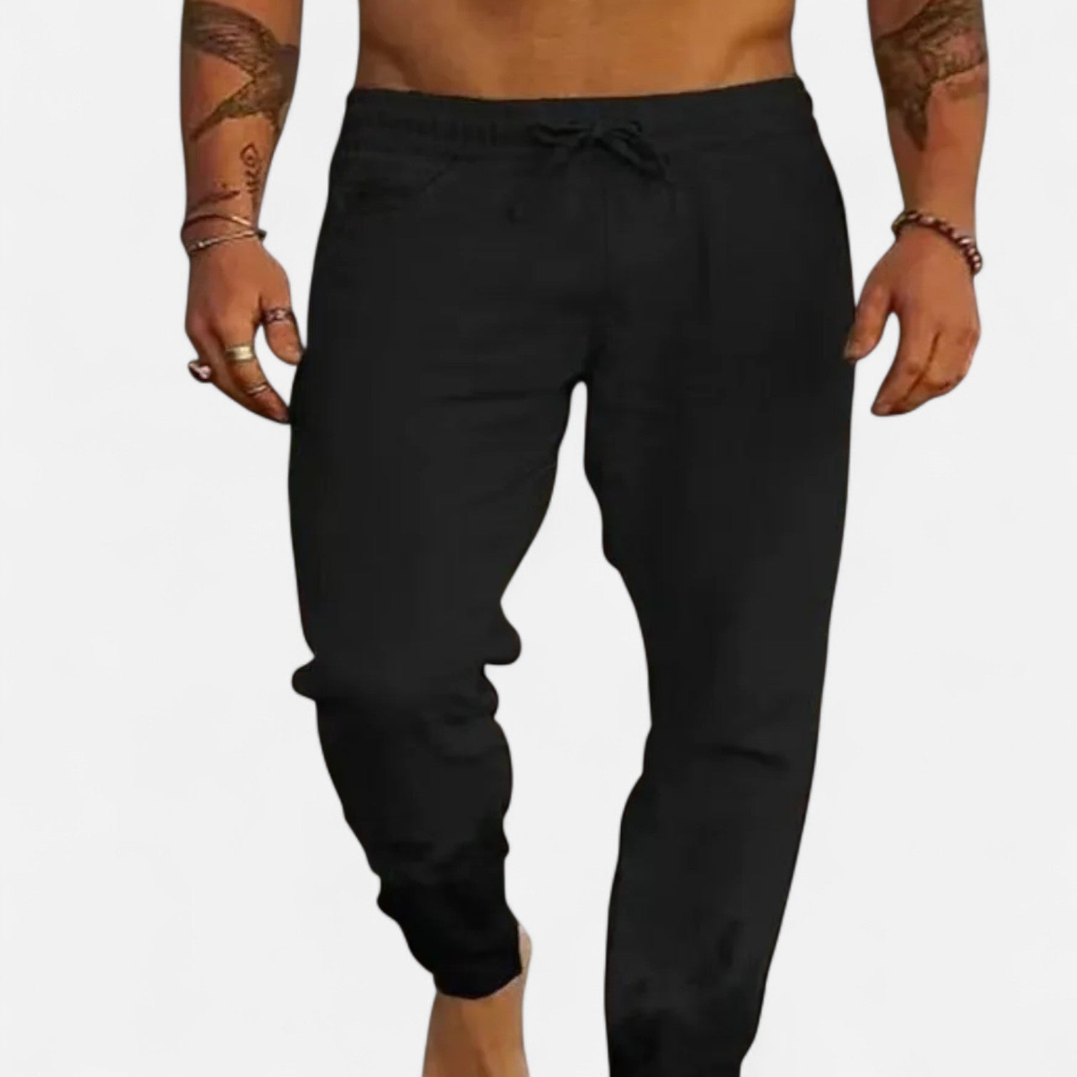 Ancienne Monde | Pantalon en Lin Homme – Confort Estival, Élégance Sans Effort