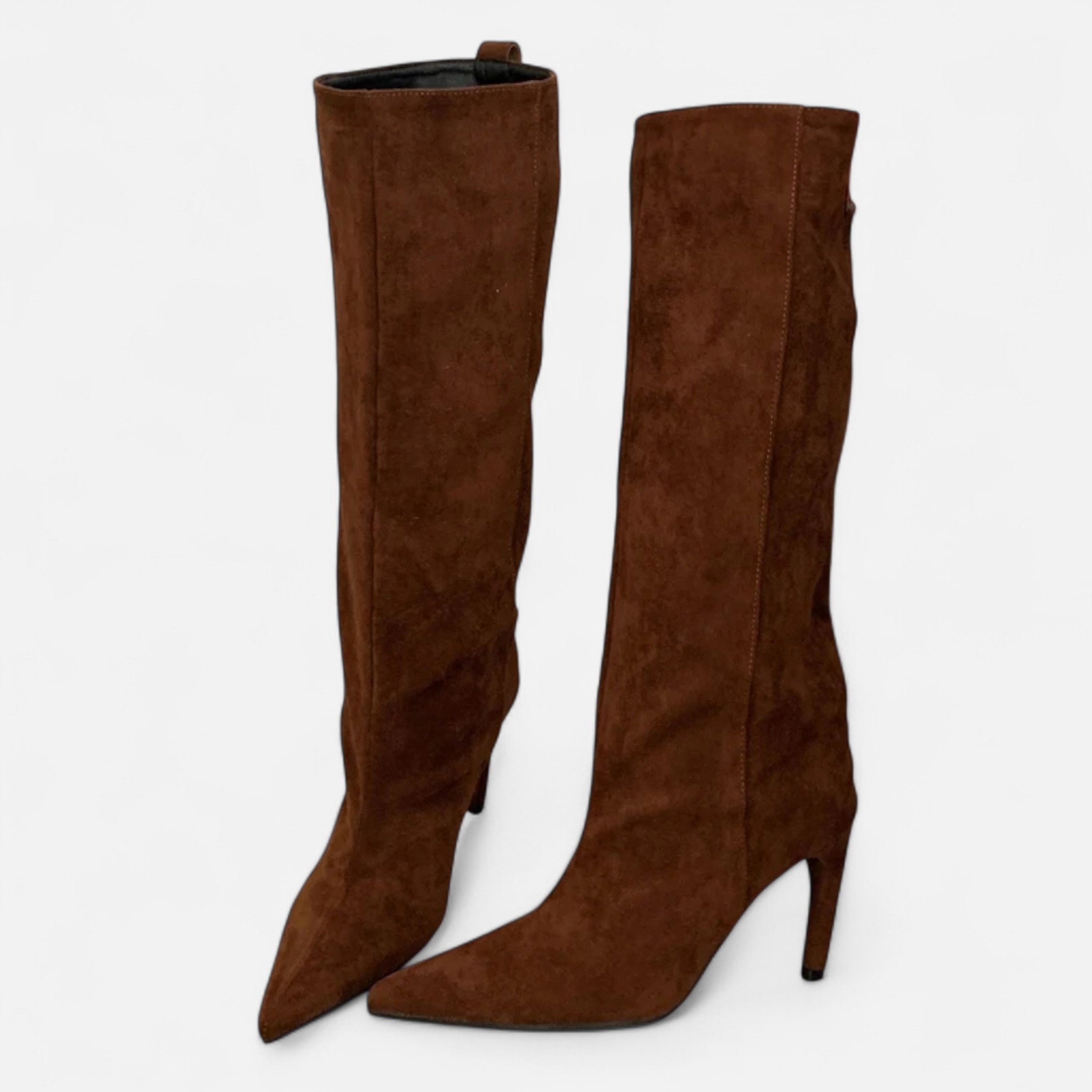 Ancienne Monde | Bottes Femme Longues Pointues Talon Aiguille